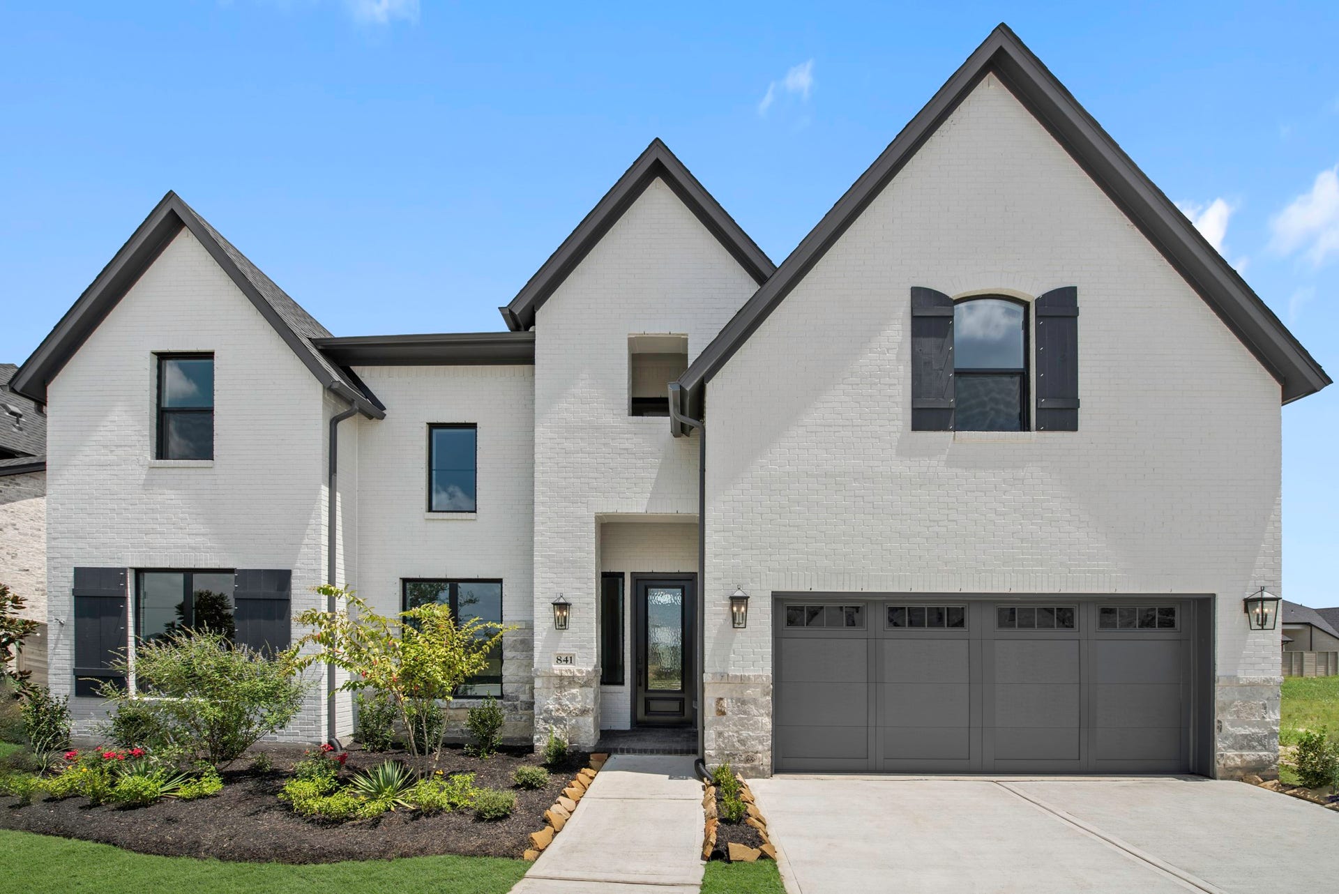 841 Caballos Drive, League City, TX 77546 Move in Ready. Westin Homes *New Construction* Carter IX plan. Grass is digitally enhanced.