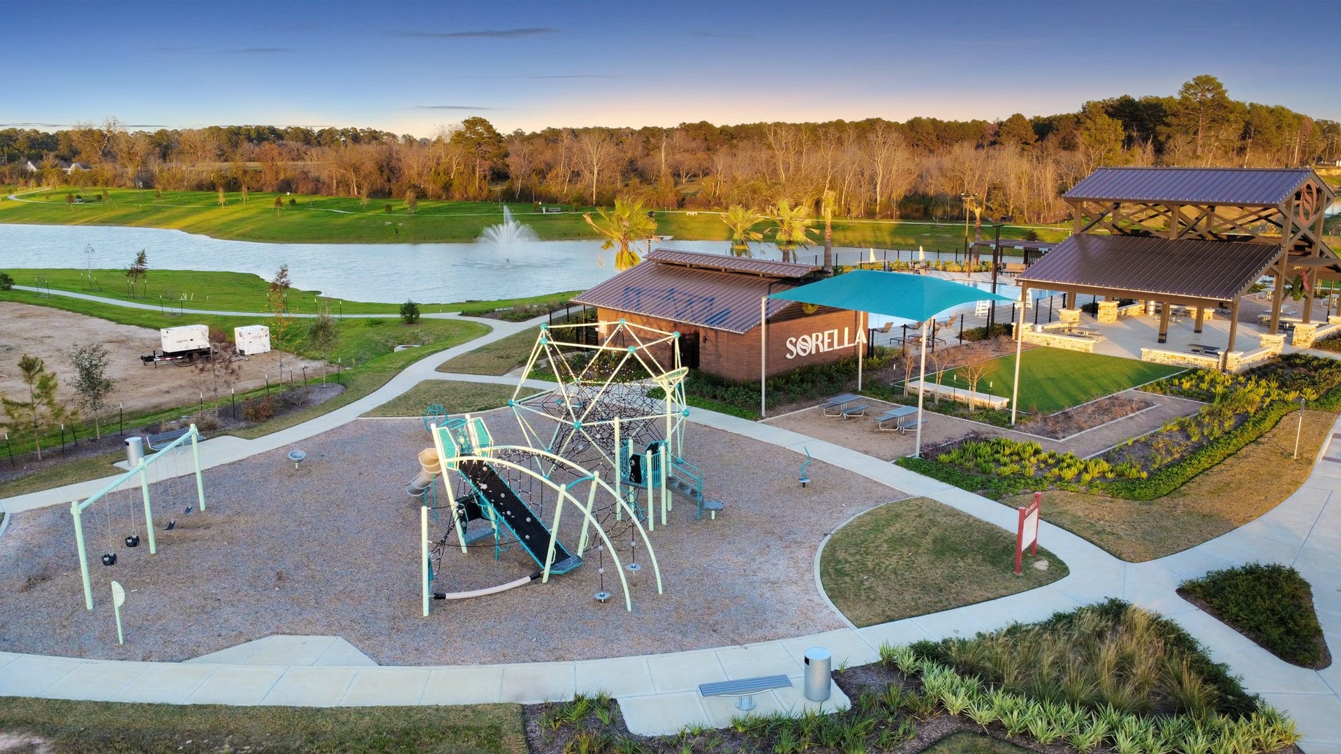 21434 Gazania Daisy Lane, Tomball, TX 77377 Children will love unleashing their energy at the multiple, thoughtfully designed playgrounds, which include covered seating areas for parents to relax while the kids play.