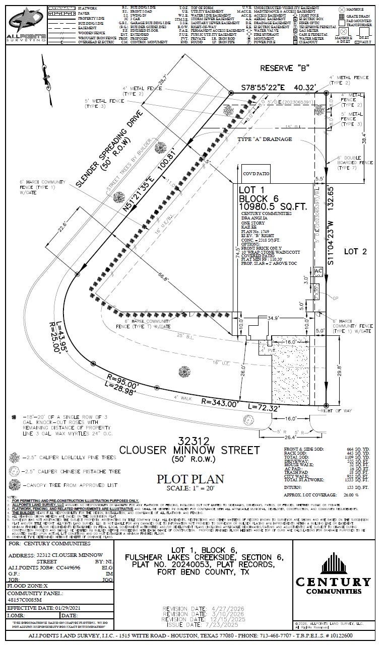 32312 Clouser Minnow Street, Fulshear, TX 77441 32312 Clouser Minnow Street, Fulshear, TX 77441