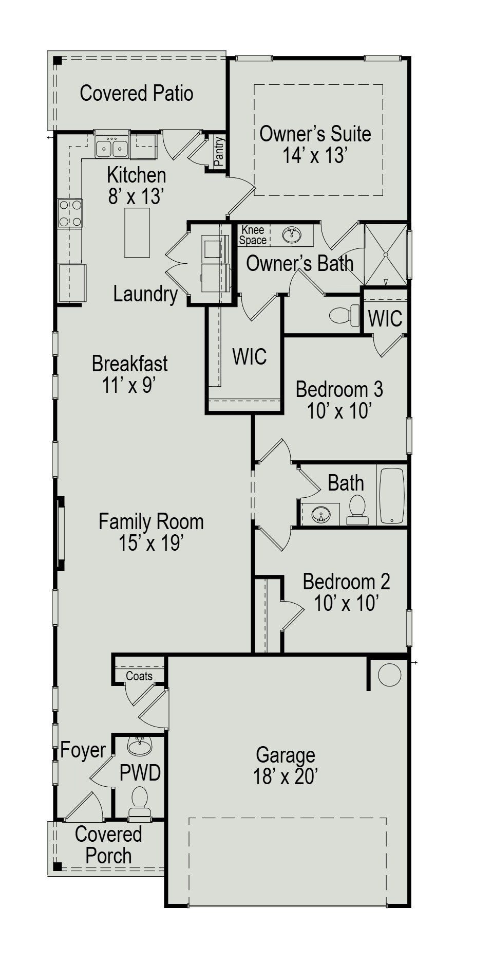 39515 Yellow Heron Way, Magnolia, TX 77534 Floor Plan