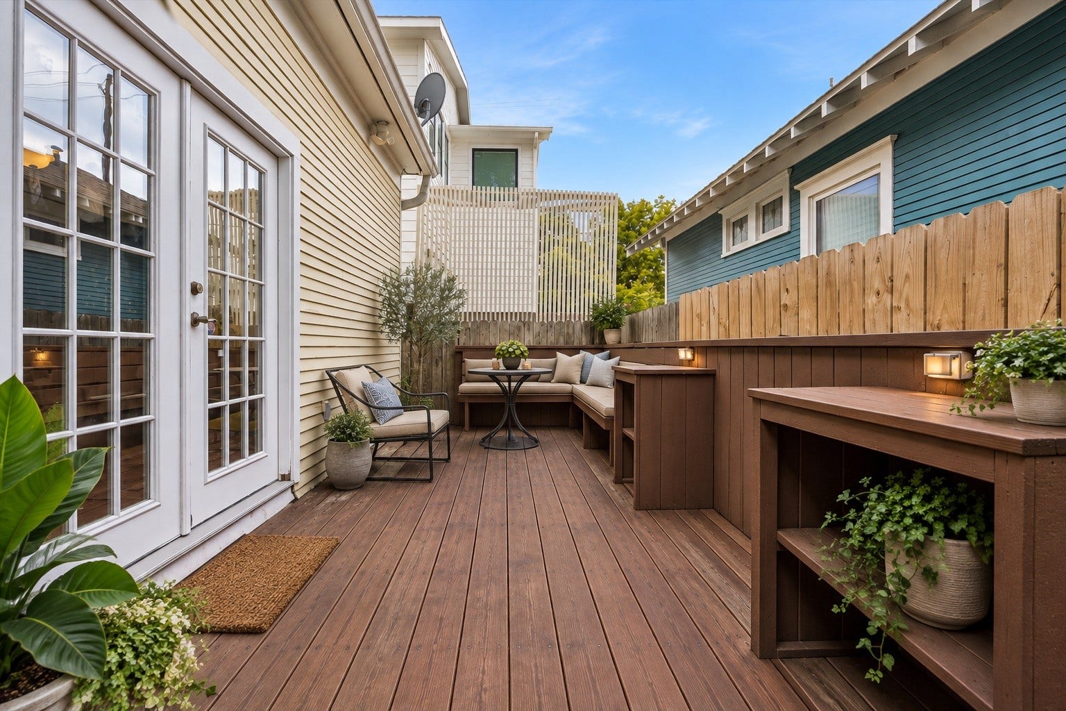 1301 Rutland Street, Houston, TX 77008 *Virtual rendering* of side porch