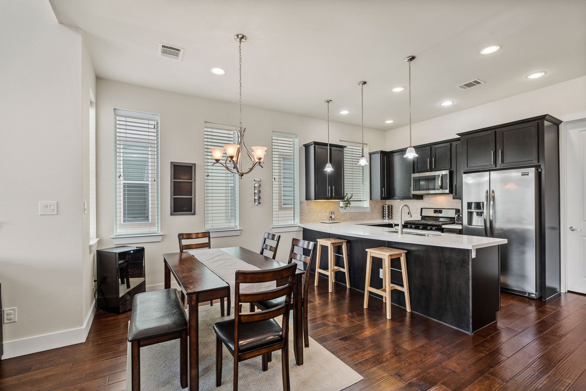This open-concept design allows for effortless movement and conversation.