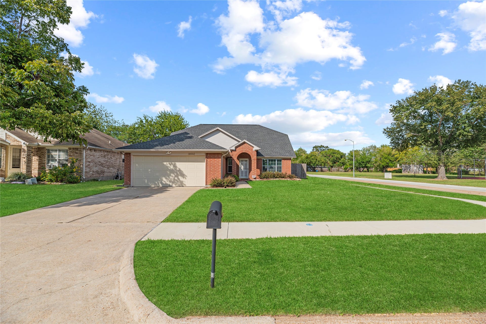 18502 Bridoon Drive, Cypress, TX 77433 Lovely 2-story home with an attached 2-car garage and double-wide driveway.