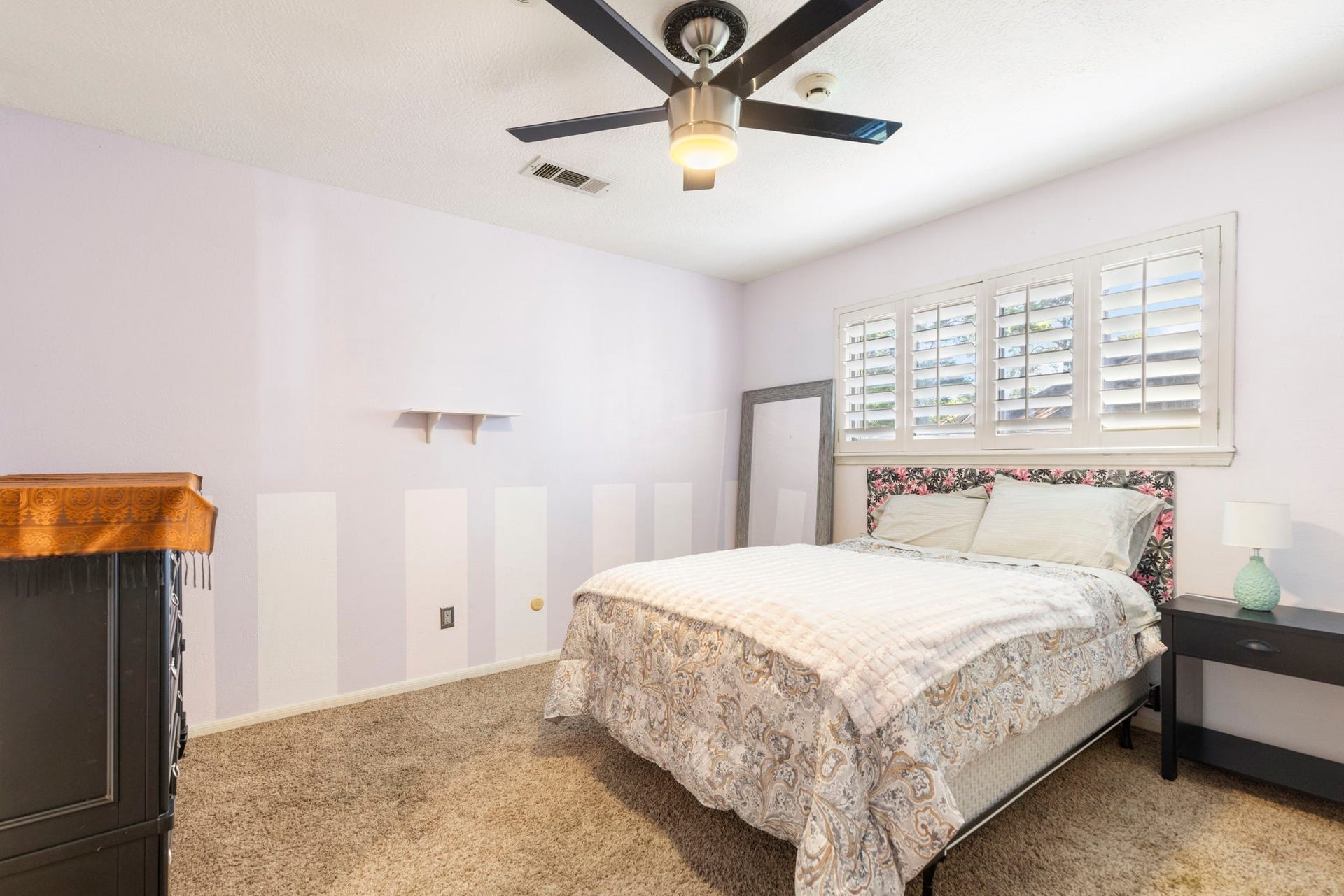 8202 Forest Ridge Road, Spring, TX 77379 The secondary bedrooms are all elevated by plantation shutters.