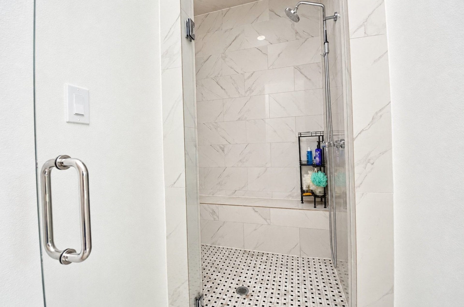 2414 Canal Street, #A, Houston, TX 77003 Primary large walk-in shower.