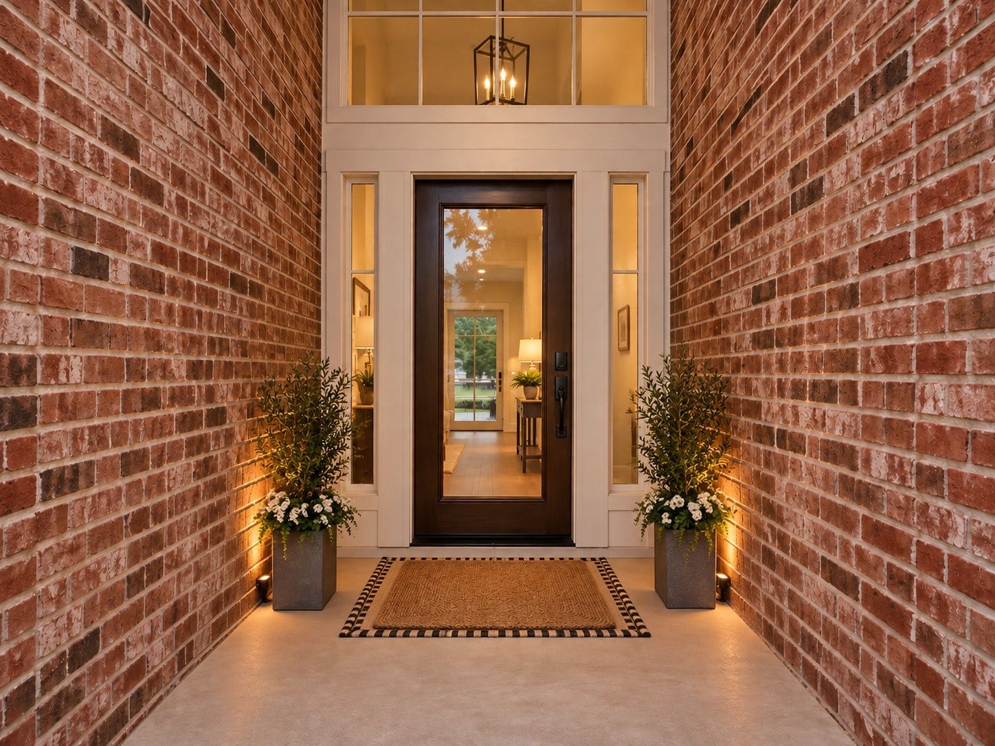 3134 Old Masters Drive, Sugar Land, TX 77479 Front covered entry. *Virtually Staged