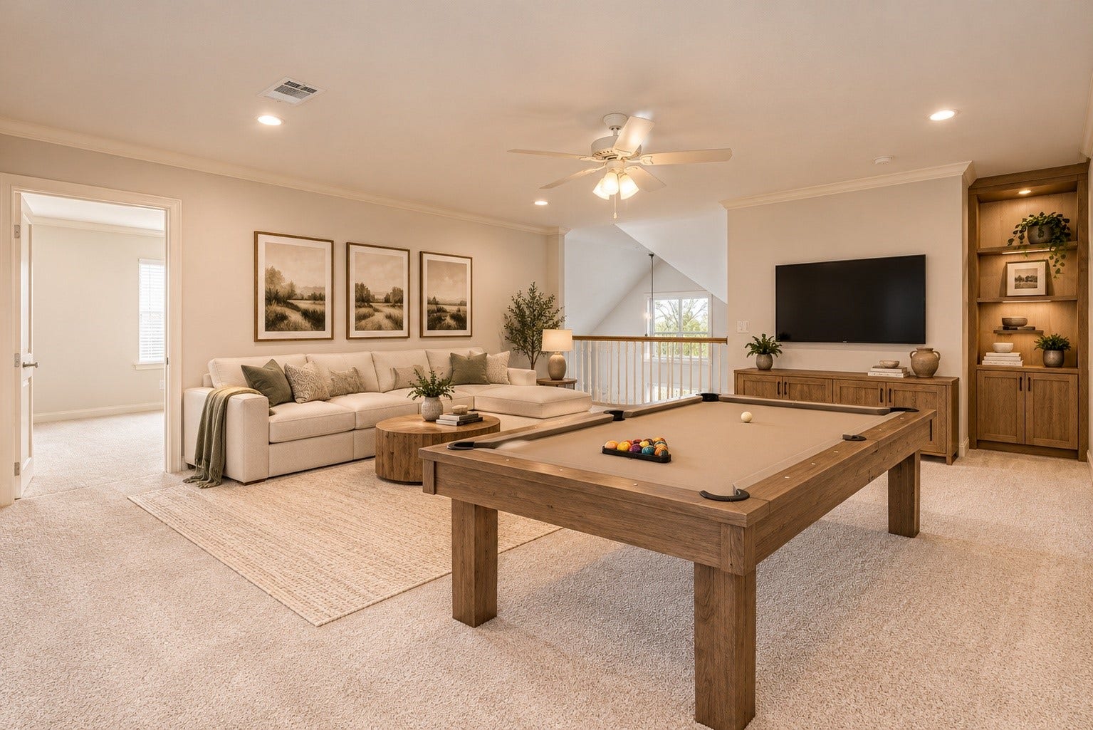 3134 Old Masters Drive, Sugar Land, TX 77479 Game Room upstairs. *Virtually Staged