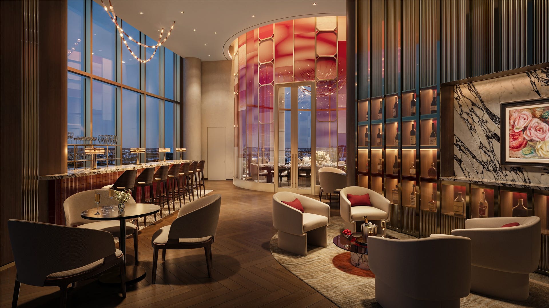 102 Asbury Street, #3101, Houston, TX 77007 The iconic St. Regis Sky Lounge and Cognac Bar can be found on level 20.