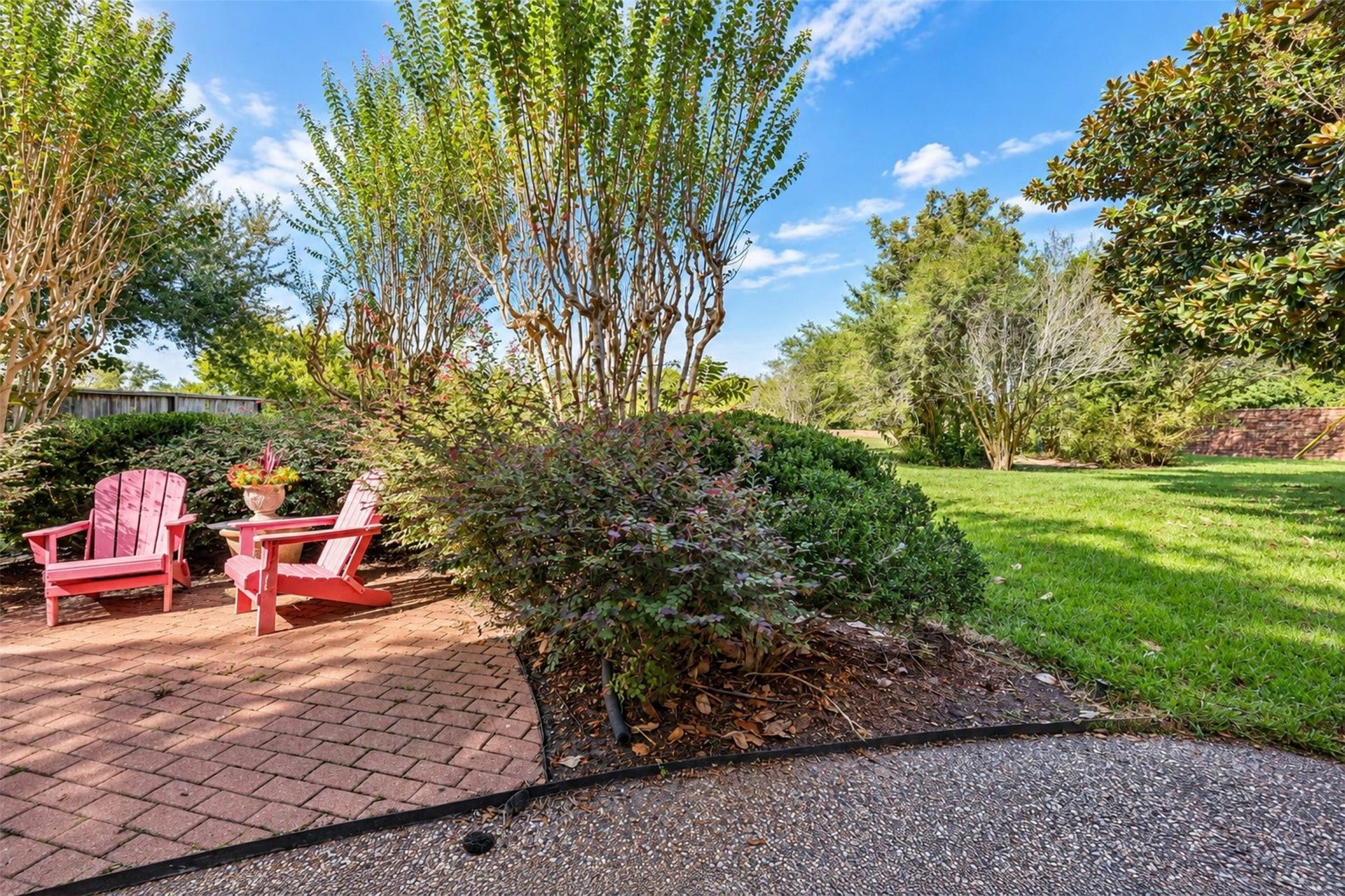 Numerous outdoor spaces to relax or entertain.