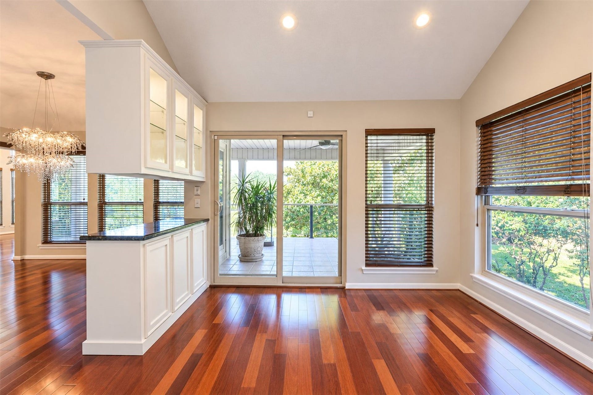 Second eat in area, just off the kitchen. More storage.