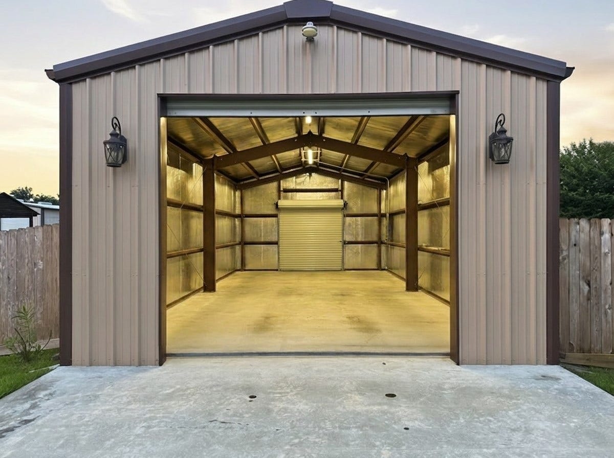 16210 Bluebird Street, Santa Fe, TX 77517 20x40 Shop
with Dedicated Driveway
