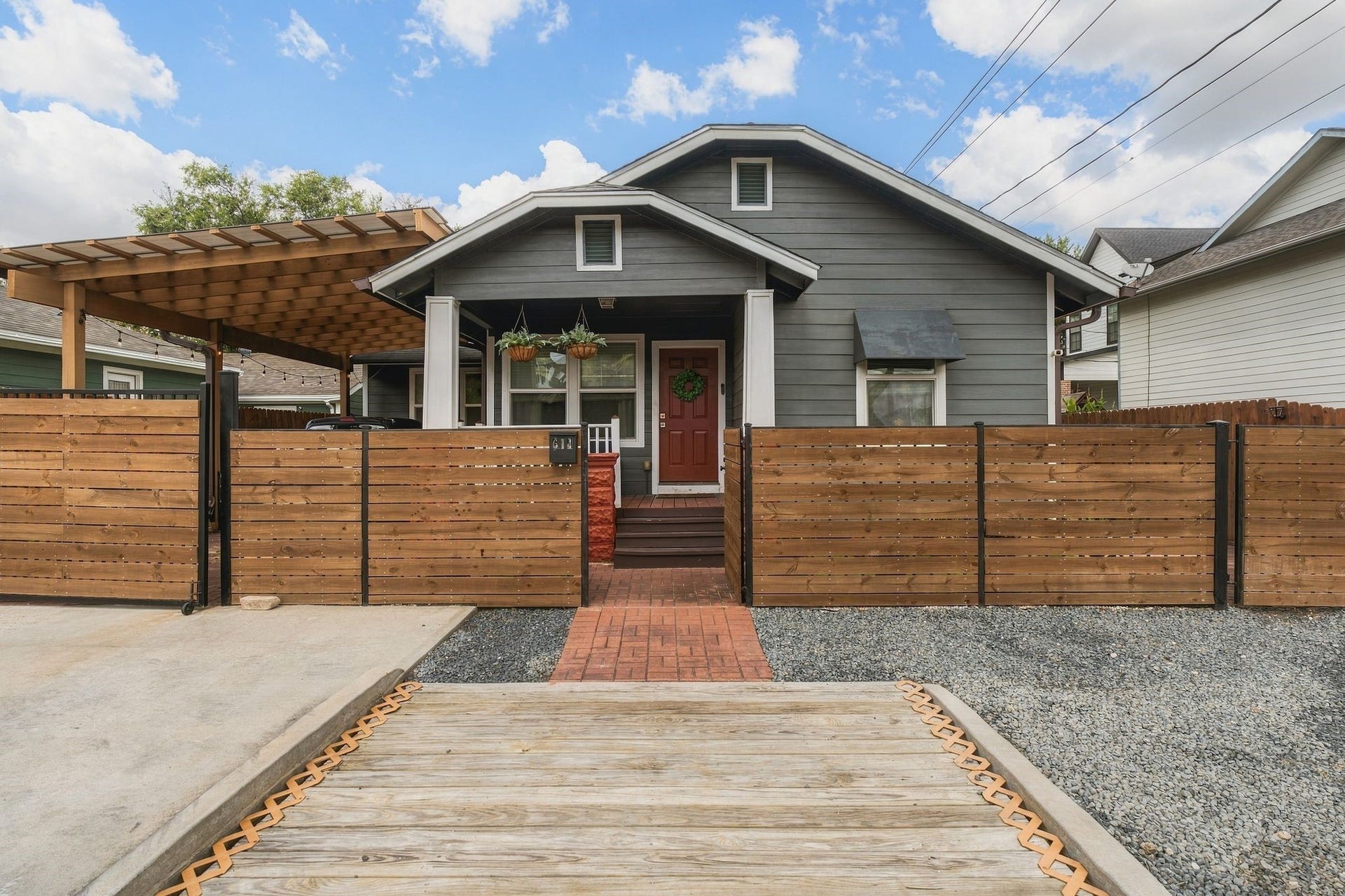 614 Coronado Street, Houston, TX 77009 Charming 1925 bungalow in Houston's Brooke Smith neighborhood, featuring a fully fenced front yard, pedestrian gate, gated driveway, and additional off-street parking. An inviting opportunity to enjoy the Greater Heights lifestyle!