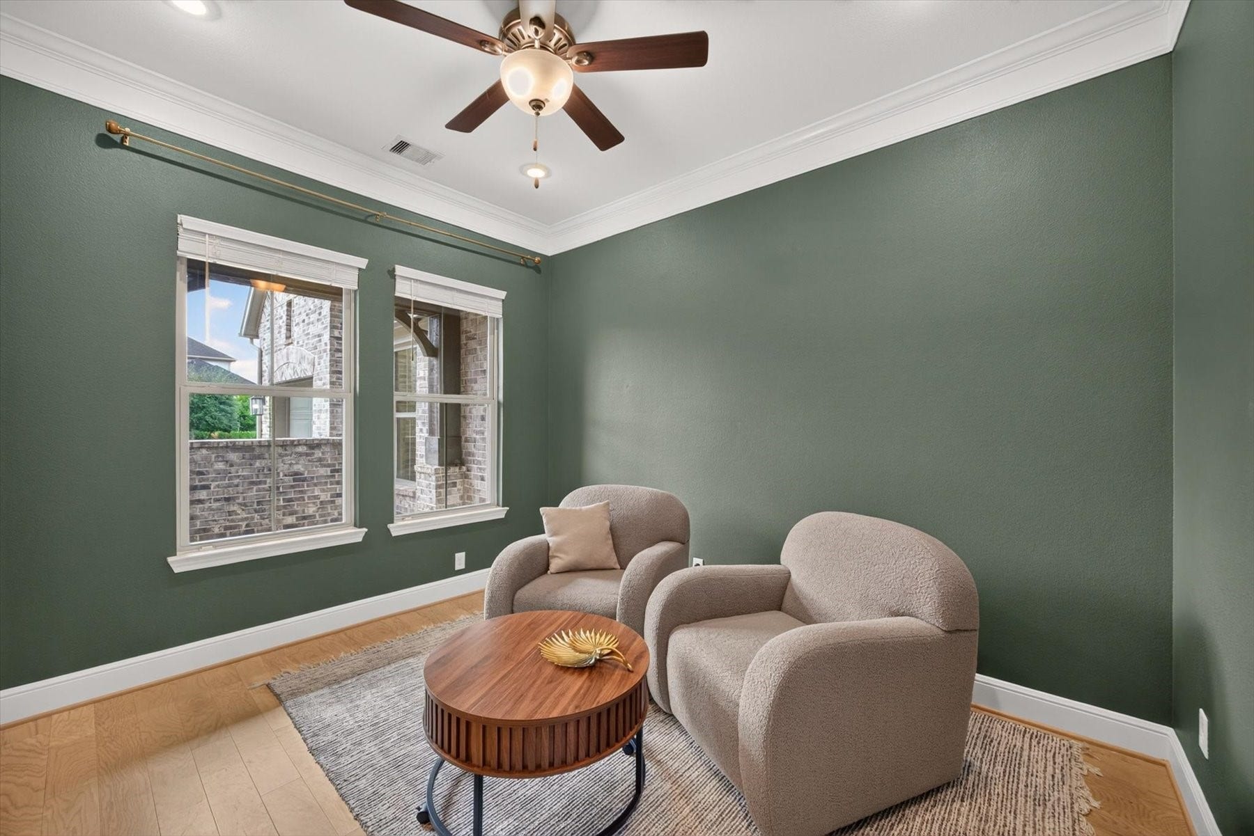 1219 Mcmurtry Ridge Drive, Katy, TX 77494 Versatile home office or sitting area conveniently located just off the entry, offering a welcoming and functional space for work or relaxation.