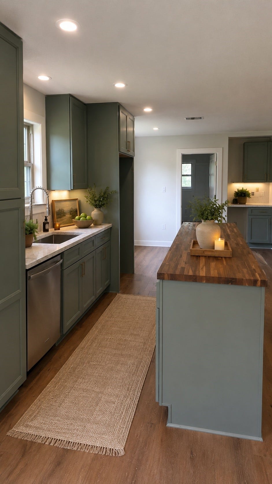 2109 County Road 353, Brazoria, TX 77422 AI RENDERING OF STAGED KITCHEN