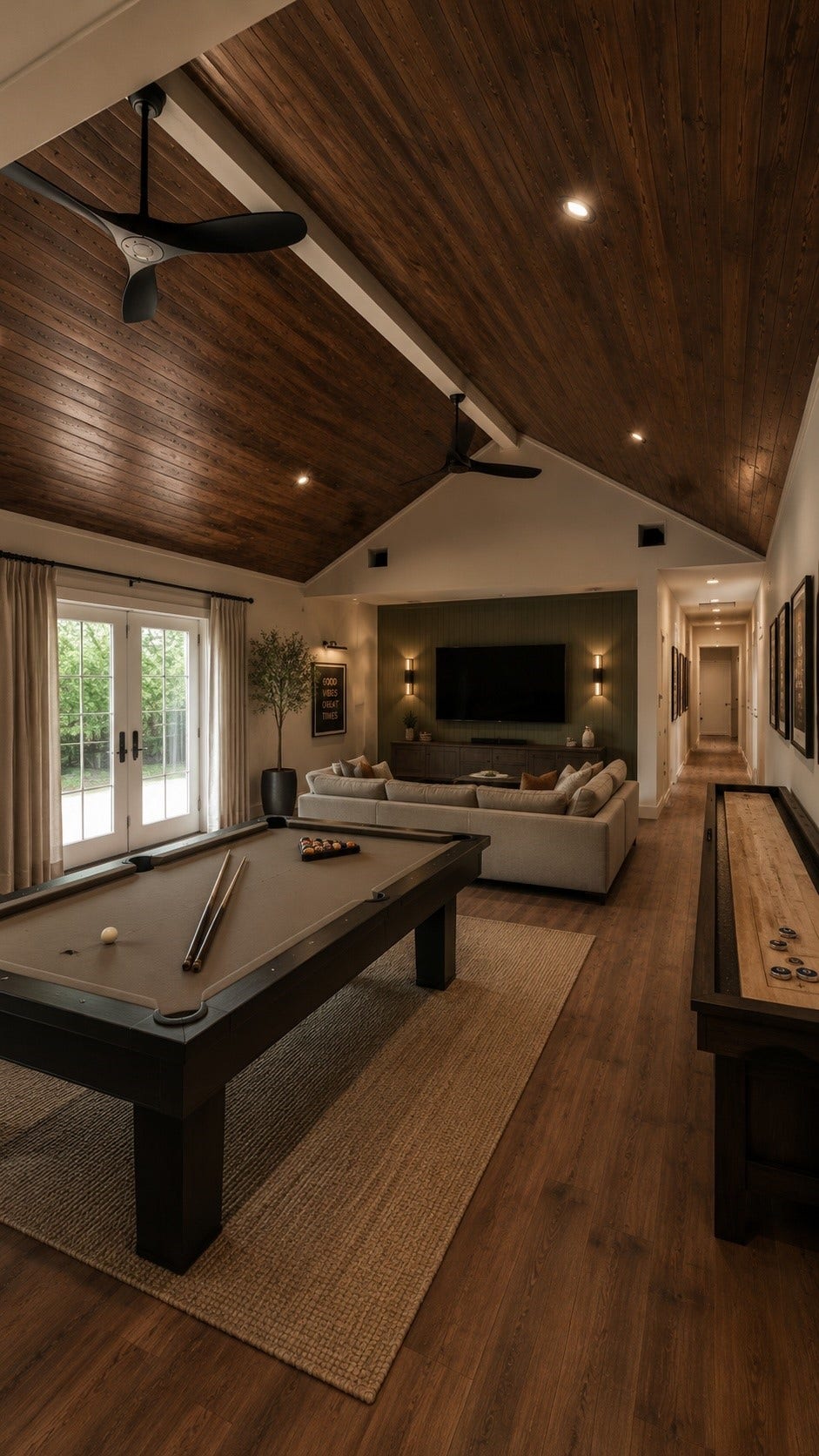 2109 County Road 353, Brazoria, TX 77422 AI RENDERING OF STAGED MEDIA/FAMILY ROOM