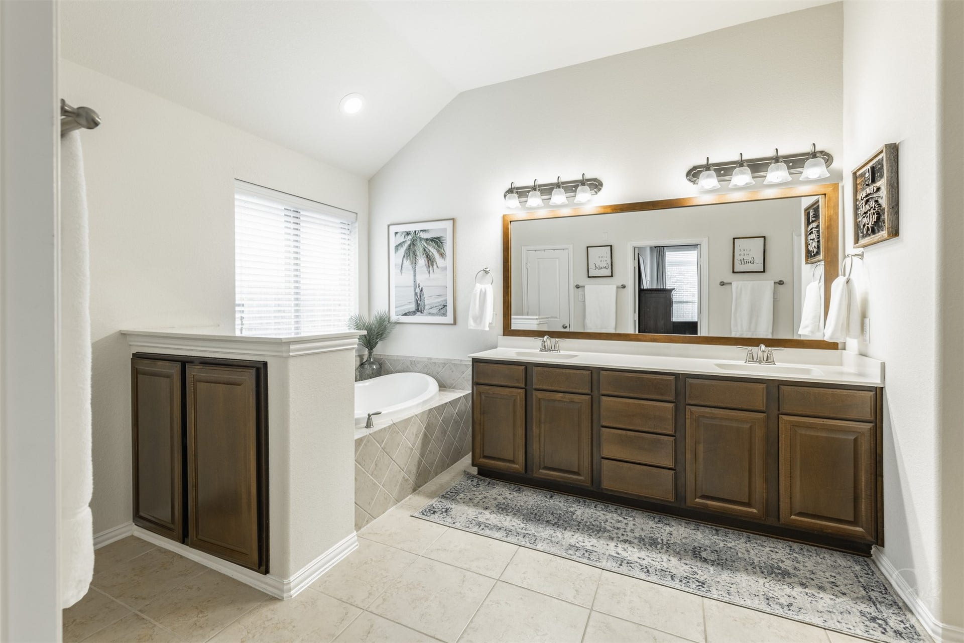 6003 Hedgepark Drive, Richmond, TX 77407 Photos include both previously furnished rooms and the homes current vacant condition to help buyers visualize the space and layout.