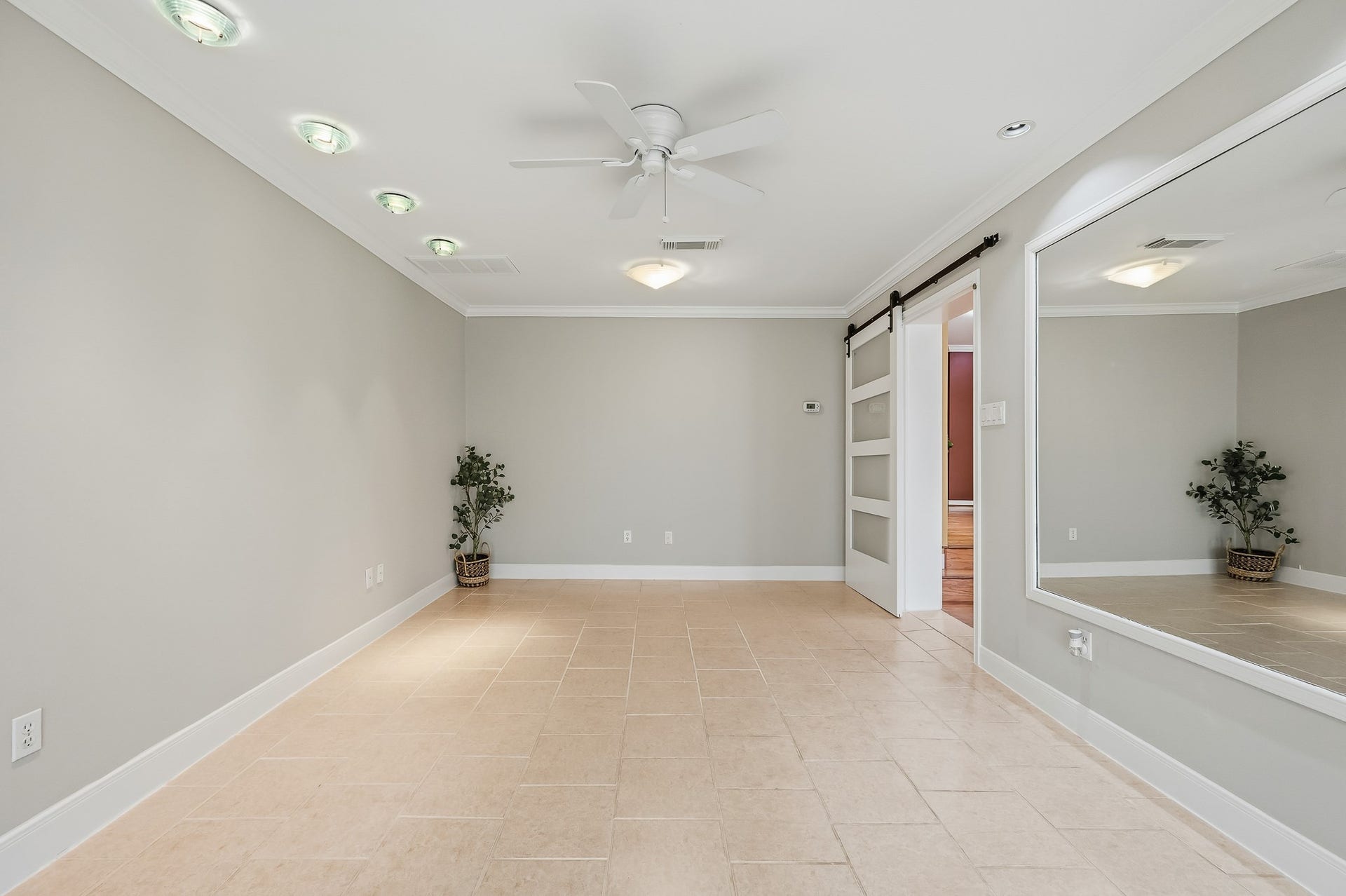 2111 N Galveston Avenue, Pearland, TX 77581 Beautiful secondary primary suite offering complete privacy on the opposite side of the home. Includes doors leading to the backyard, a full bath, and a relaxing steam saunaideal for a mother-in-law or guest suite.