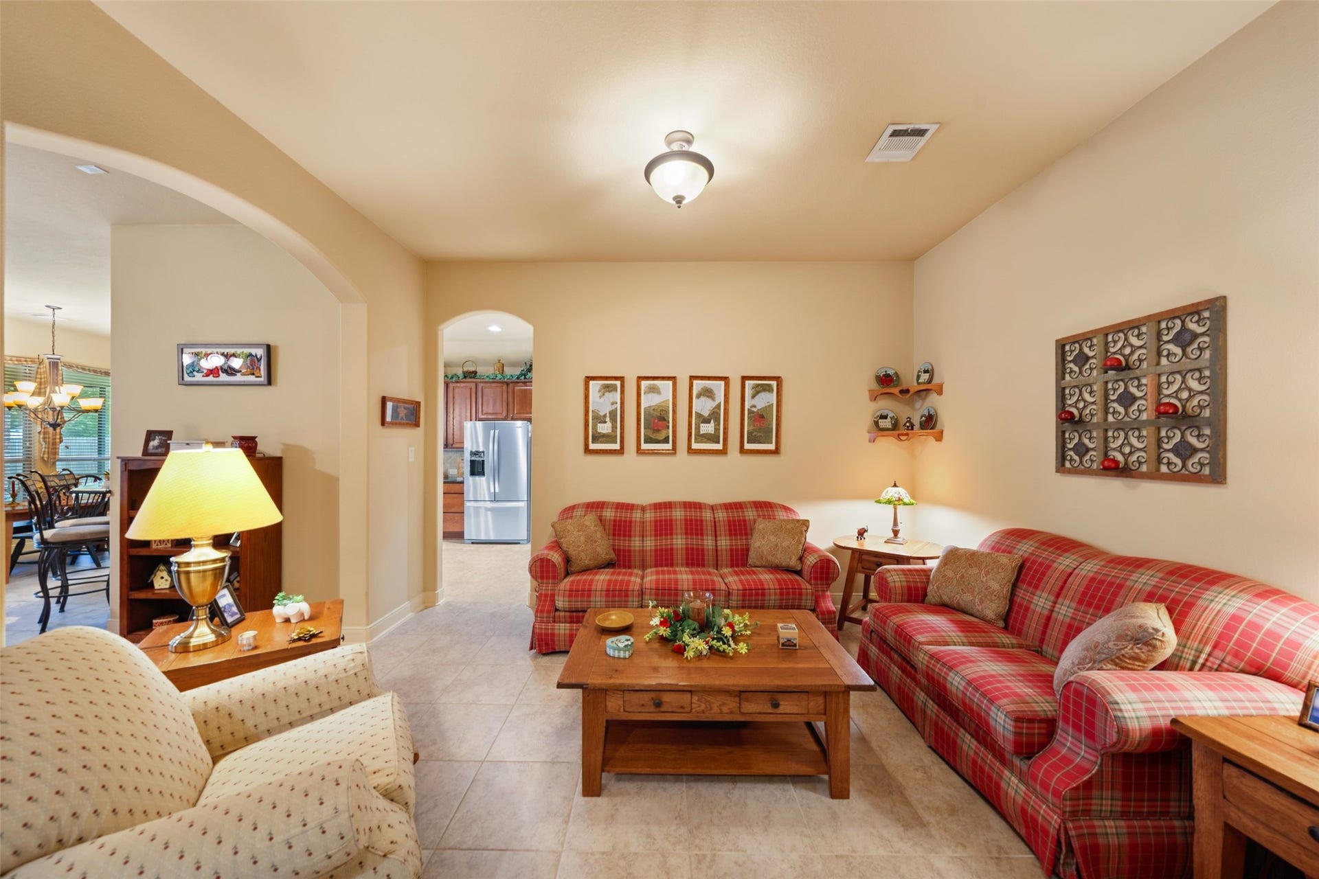 903 Weeping Willow Way, Magnolia, TX 77354 Another view of formal dining area showing archway leading to the kitchen.