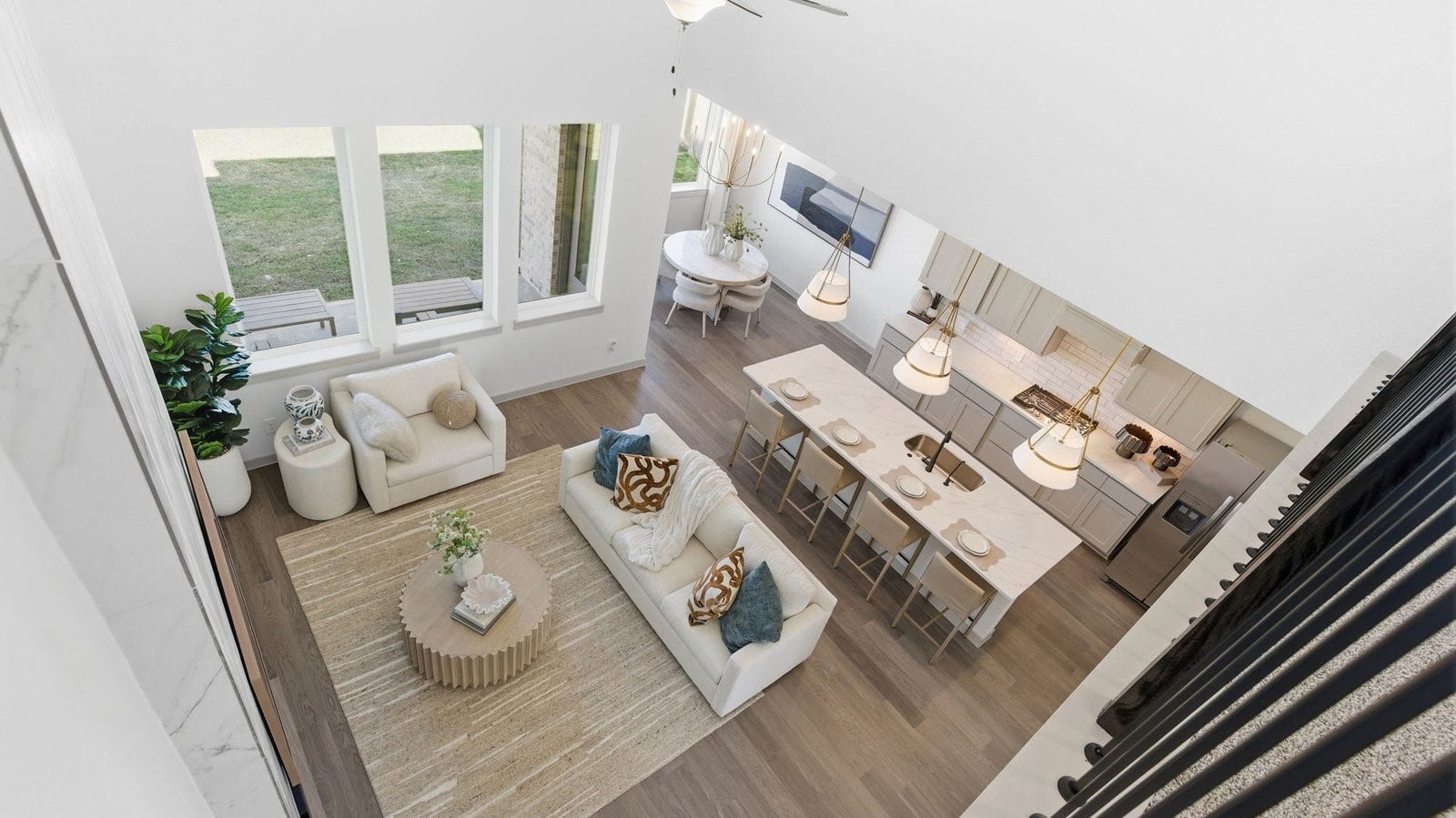 2507 Friendswood Trail, Friendswood, TX 77546 Aerial view of the living room area