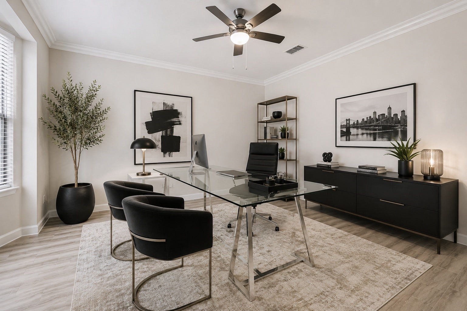11 Ginger Bay Place, The Woodlands, TX 77382 office virtually staged