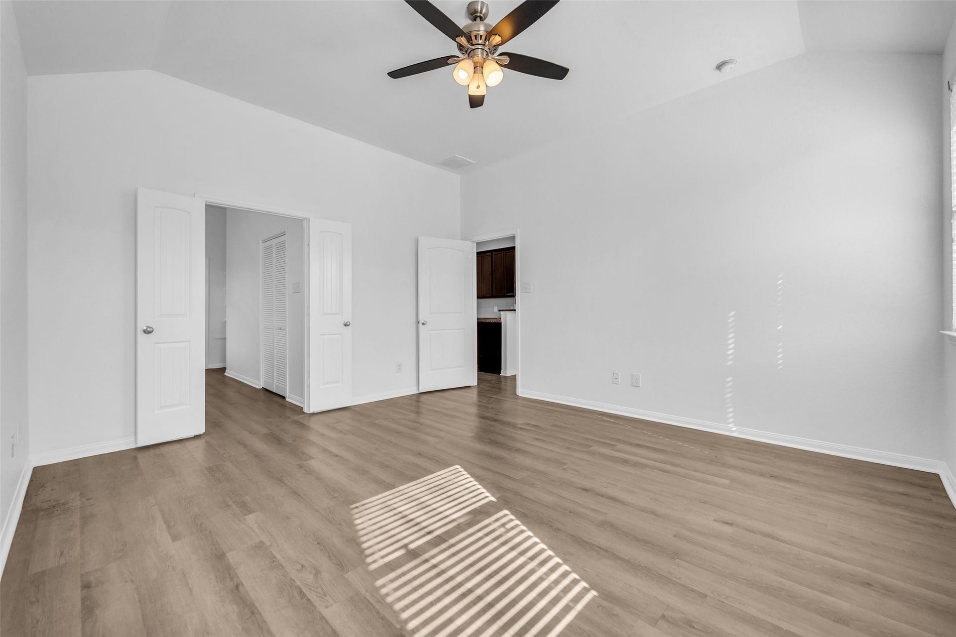 4707 Waukegan Road, Conroe, TX 77306 Unfurnished view of the primary bedroom.