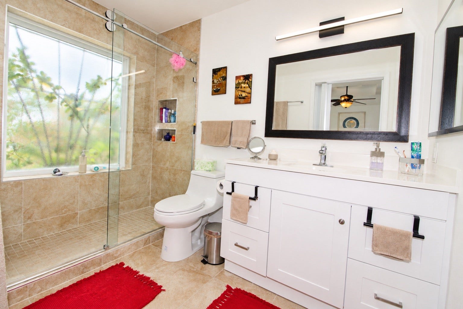 13767 Greywood Drive, Sugar Land, TX 77498 Primary bathroom with stand in shower