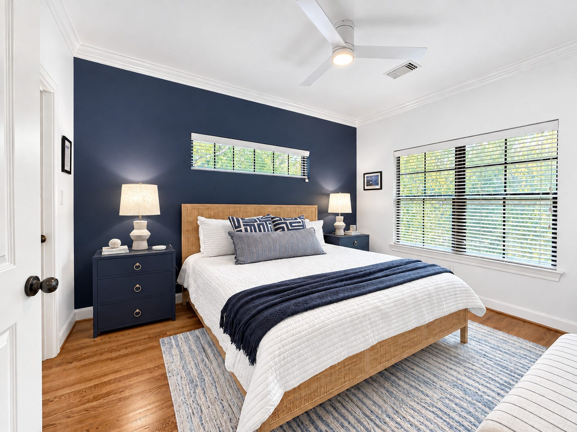 54 Riva Row, The Woodlands, TX 77380 Bedroom 2 has plenty of natural lighting.