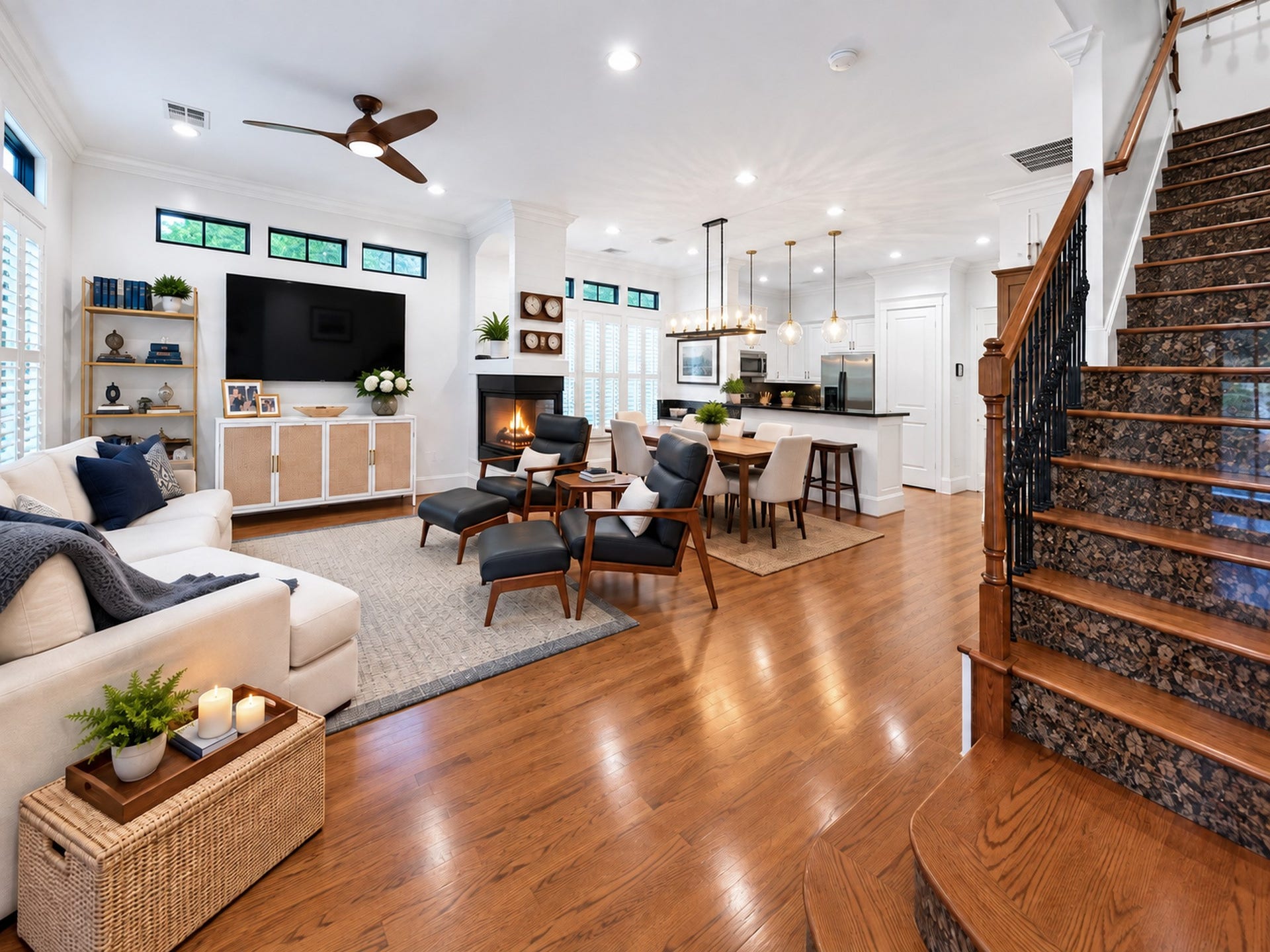 54 Riva Row, The Woodlands, TX 77380 Come upstairs to preview the 3-4 bedrooms offered on the 2nd & 3rd floor