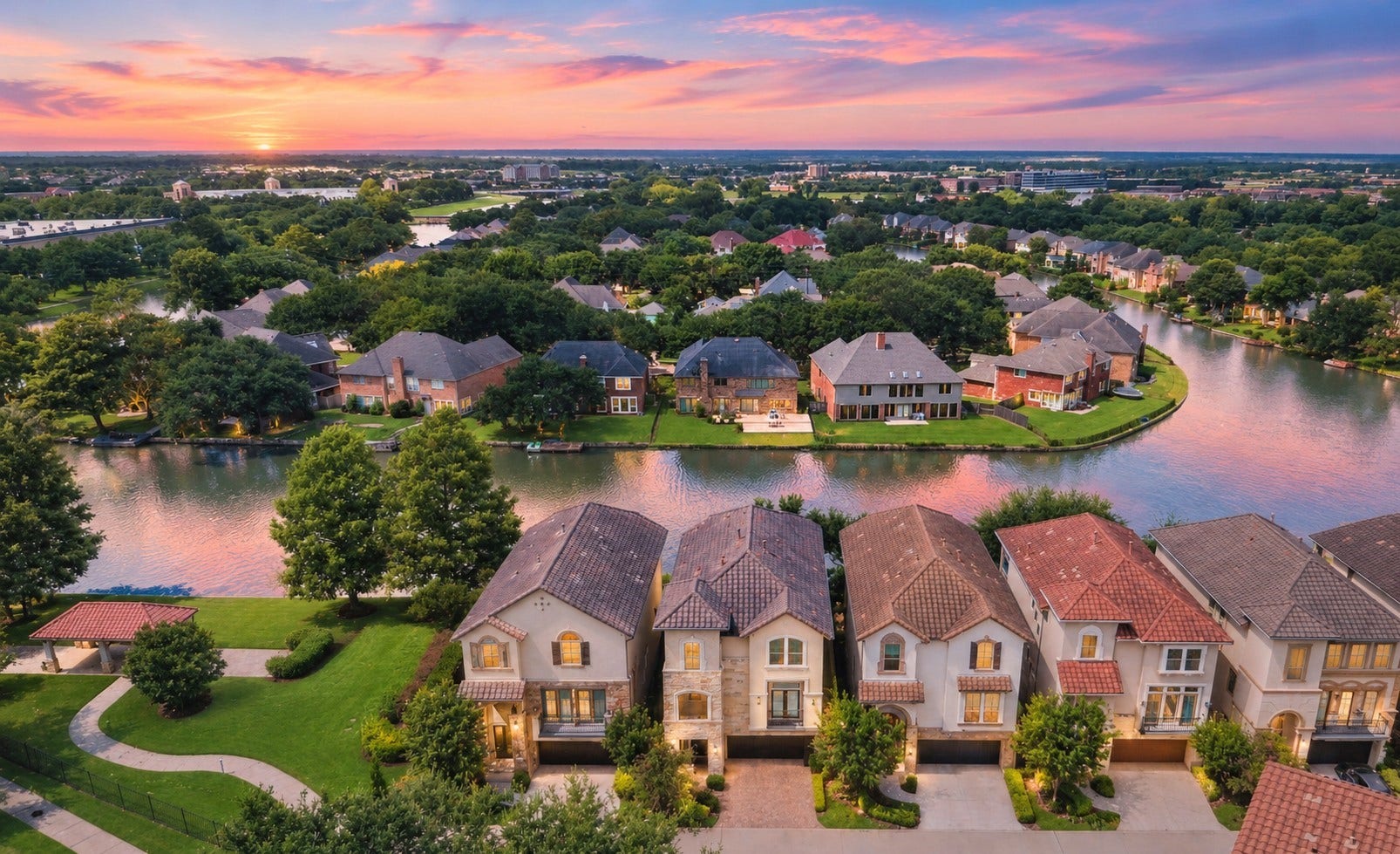 Welcome Home to 1122 Old Oyster Trail! AI Generated Sunset