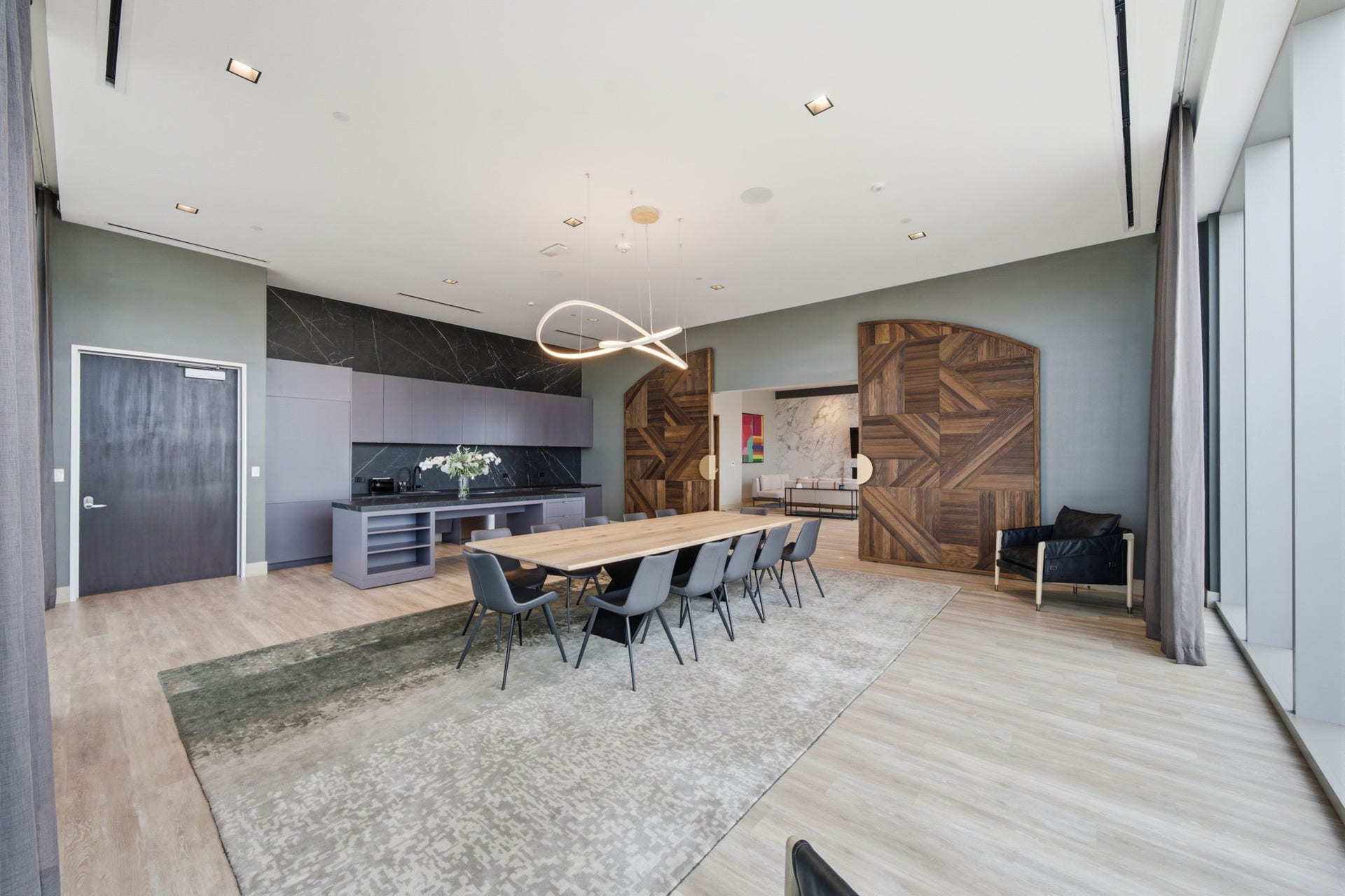 Relax and socialize in thoughtfully designed resident lounges that reflect the buildings luxury hotel inspired atmosphere.