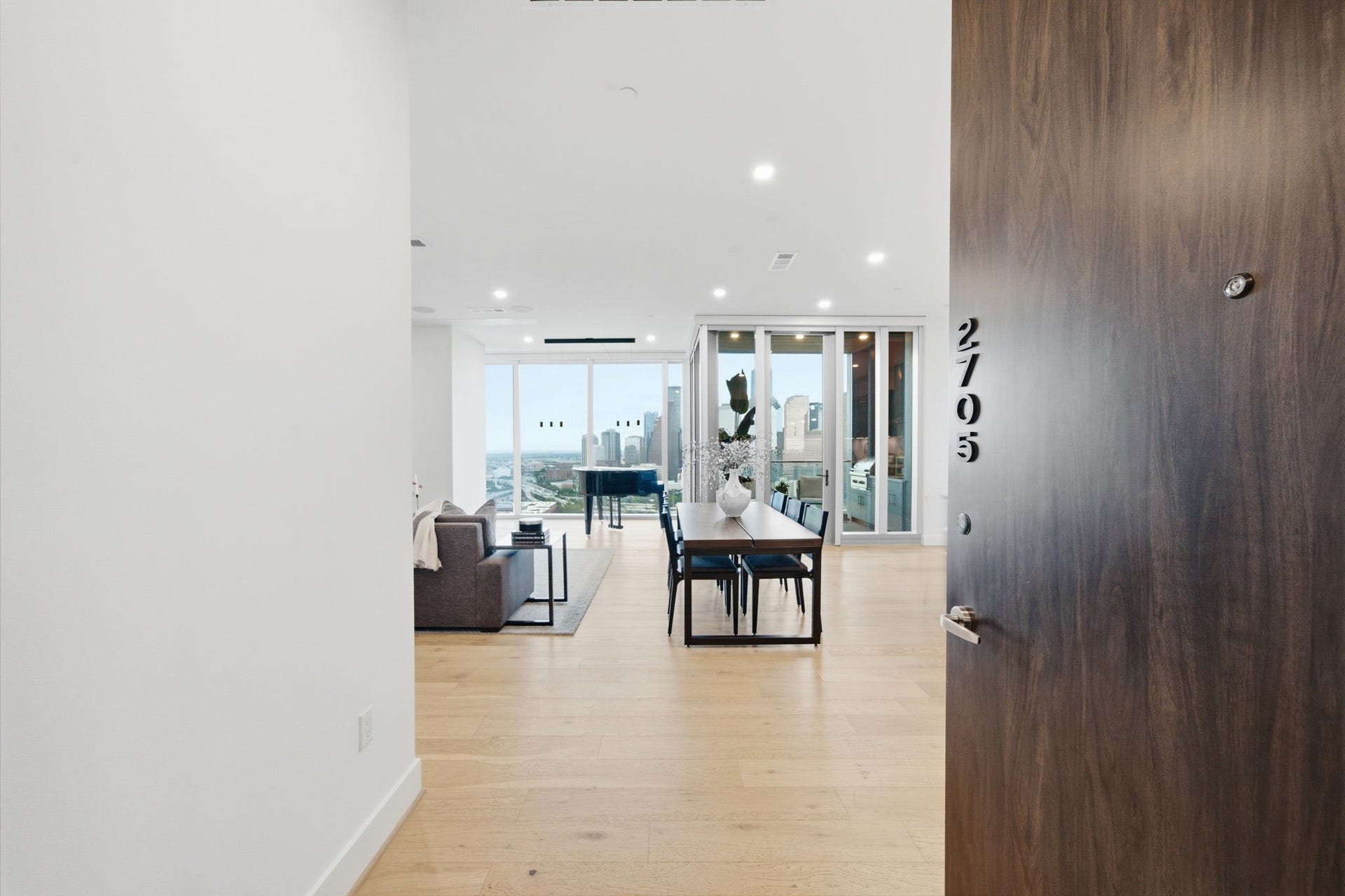 A welcoming private residence entrance offering exclusivity, privacy, and refined design from the moment you arrive.