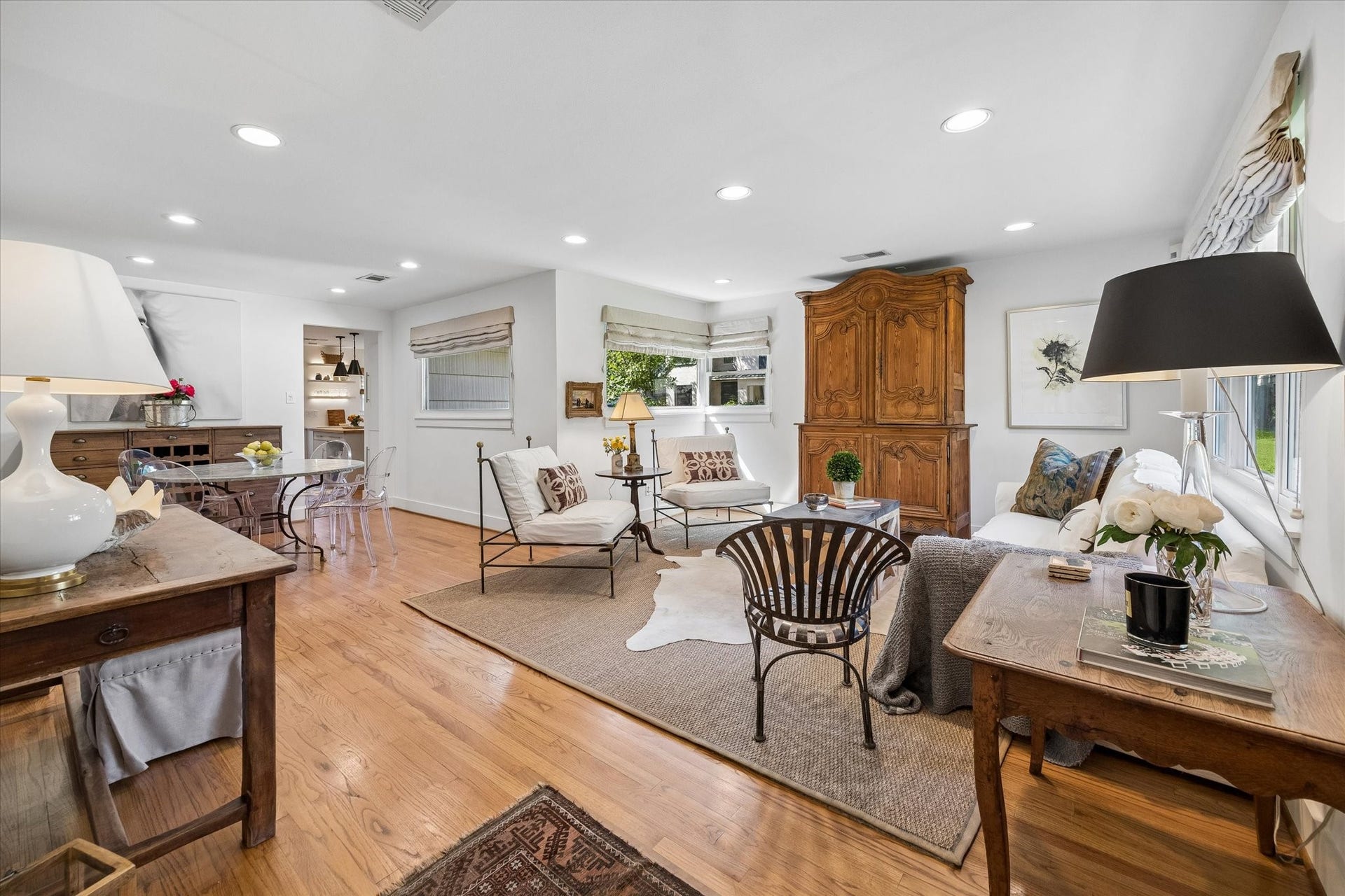 Elegant living area with abundant natural light.