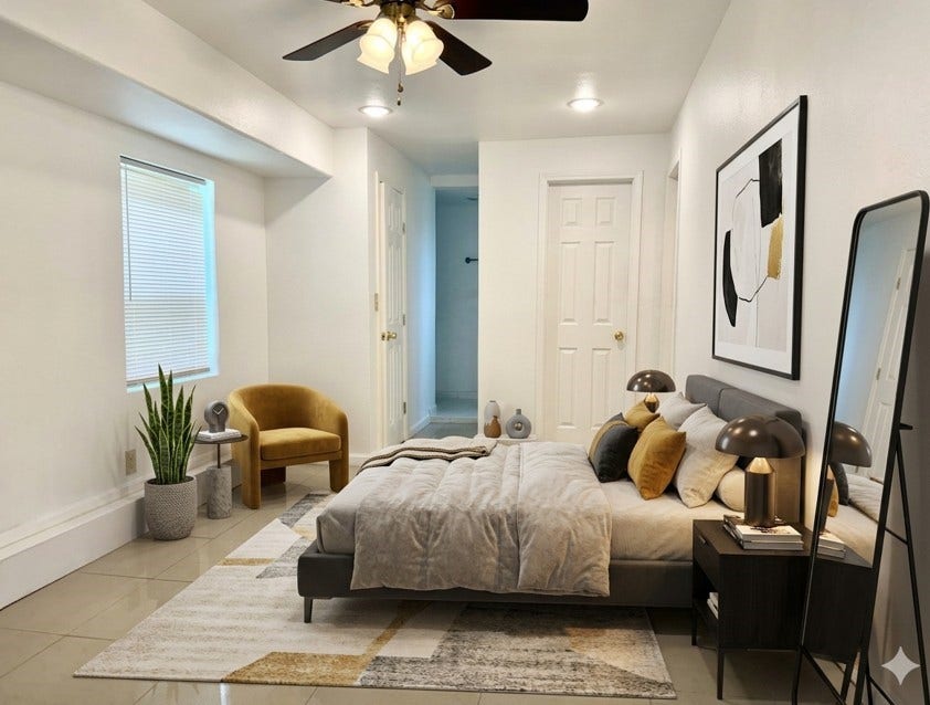 Unit 1 Master bedroom