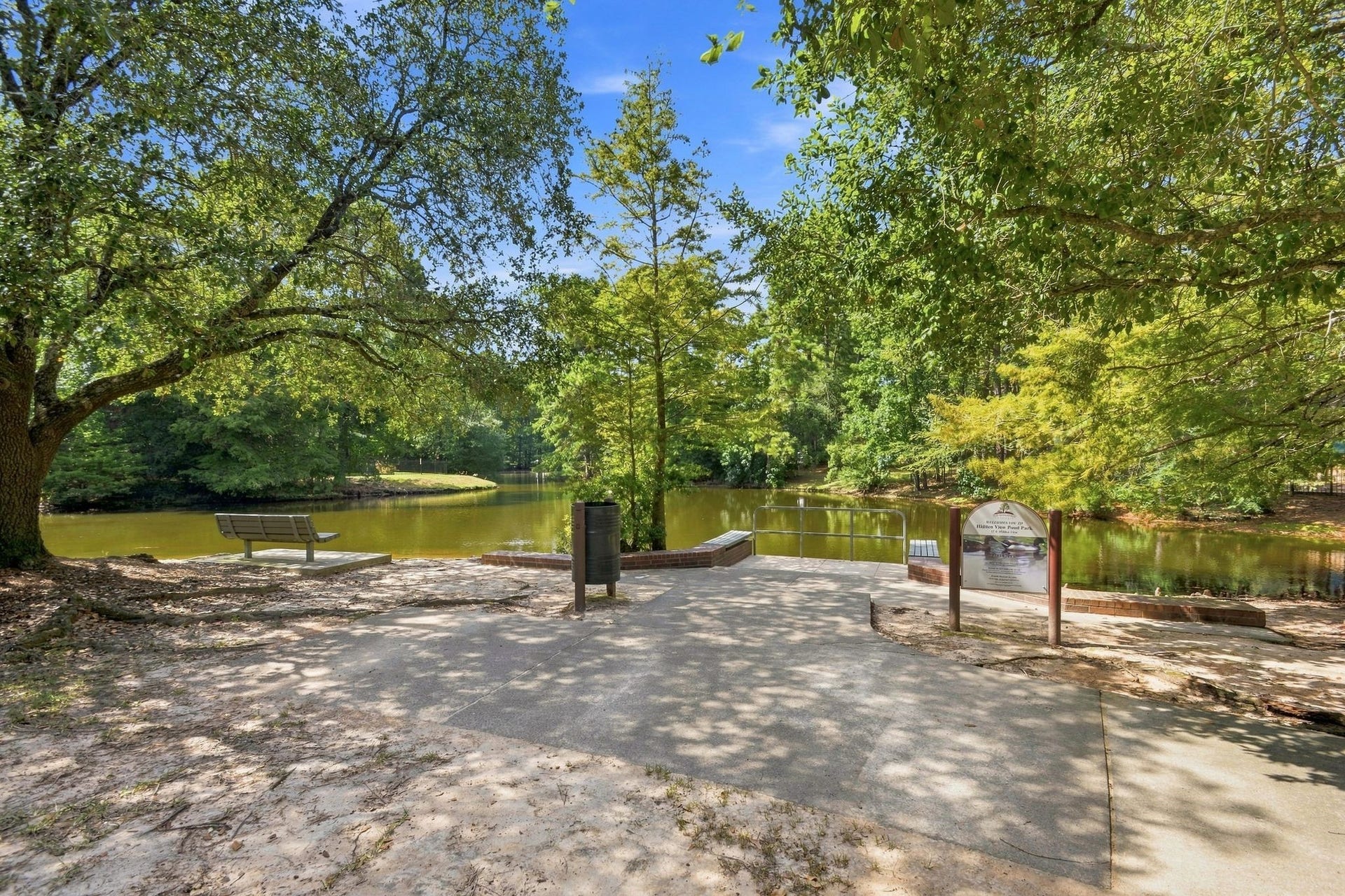 62 S Hidden View Circle, The Woodlands, TX 77381 Home is directly across from Hidden View Pond!
