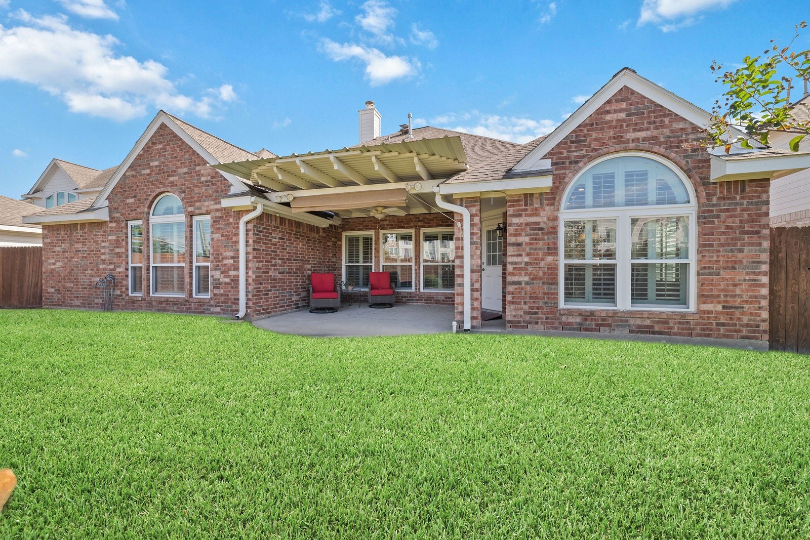 20611 Cypress Tree Lane, Spring, TX 77388 Back yard looking at back patio