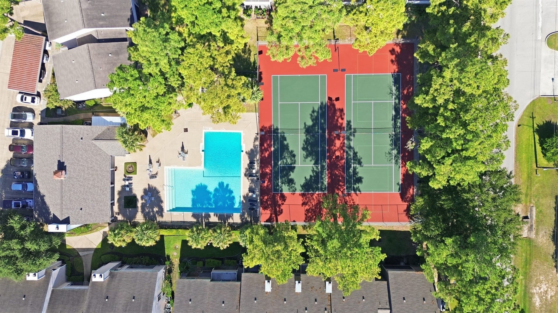 Enjoy resort style amenities featuring a community swimming pool and tennis courts, conveniently located within the community and not far from Unit 1706.
