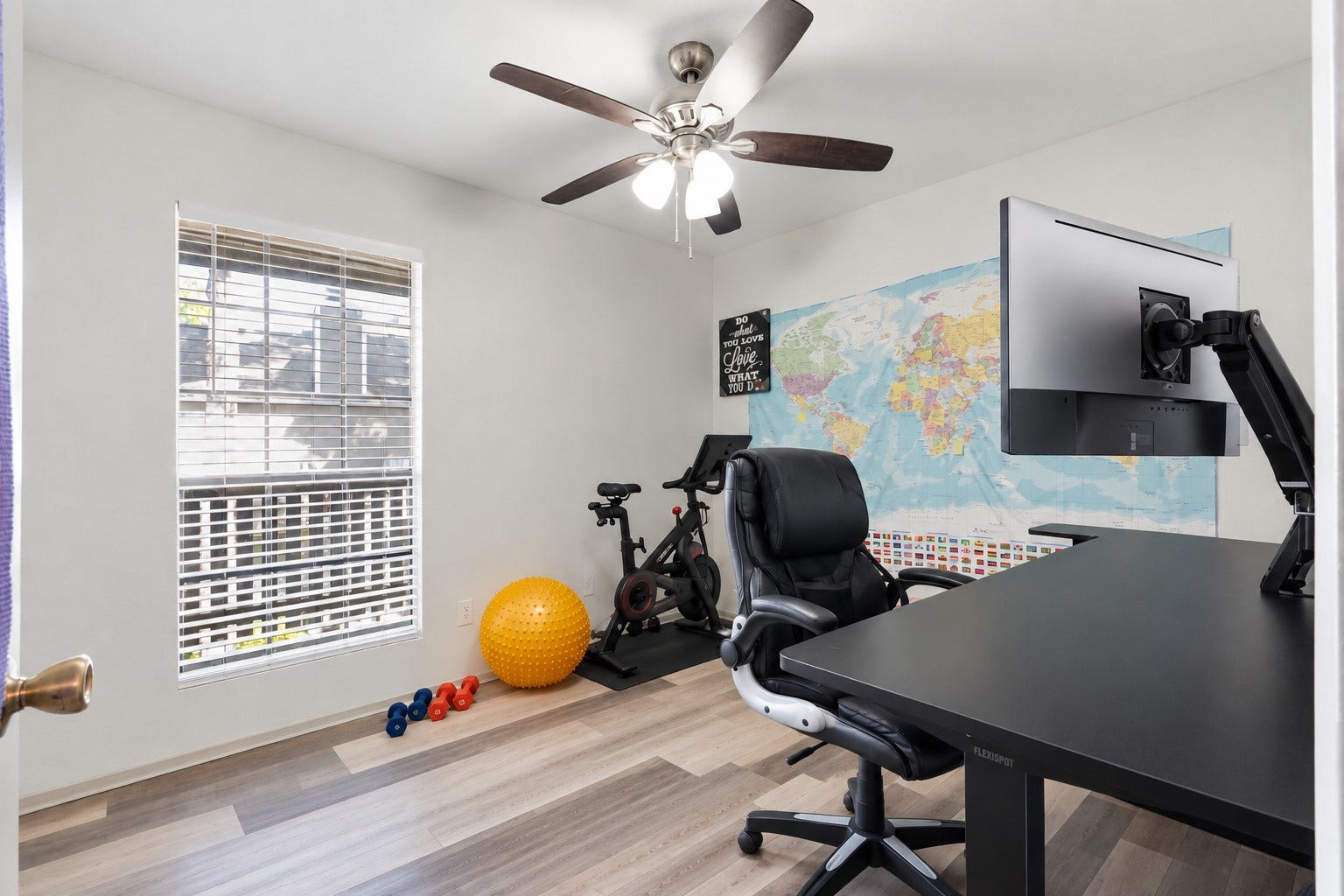 Additional view of the second bedroom featuring natural light and flexible space.