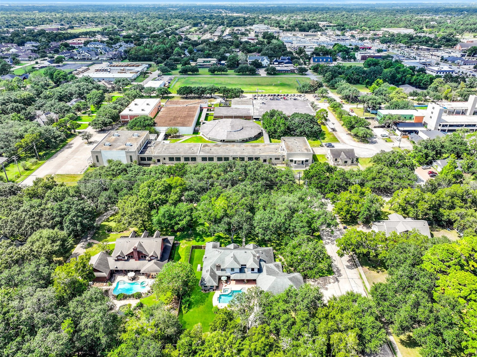 203 W Spreading Oaks Avenue, Friendswood, TX 77546 Corner lot of W Spreading Oaks and Cedarwood
