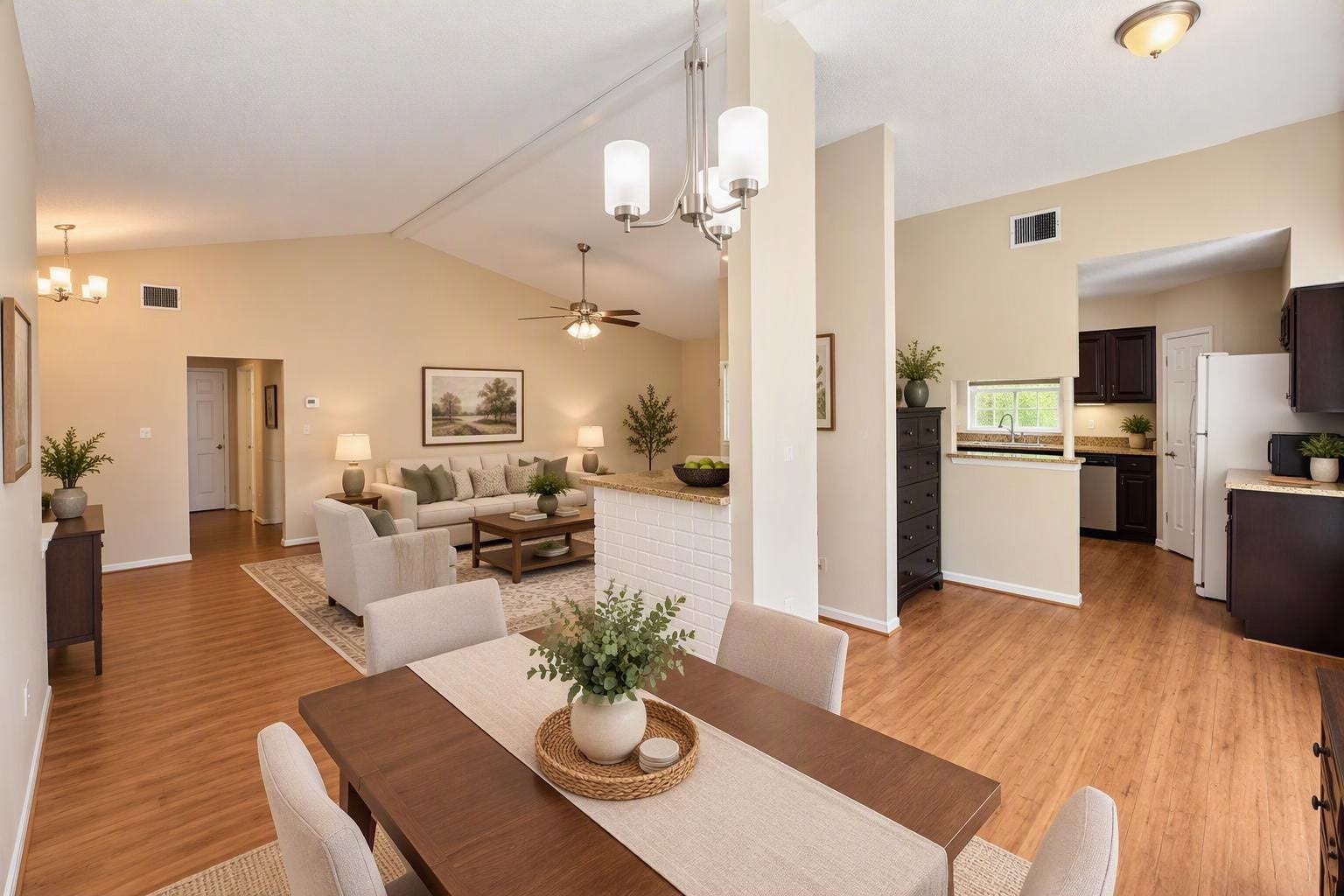 6631 Inwood West Drive, Houston, TX 77088 Dining is virtually staged
