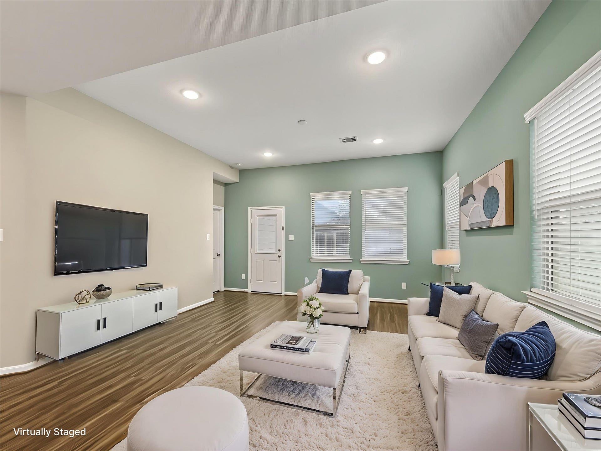 1423 Cecilia Vines Drive, Conroe, TX 77301 View of the virtual staged living room area.