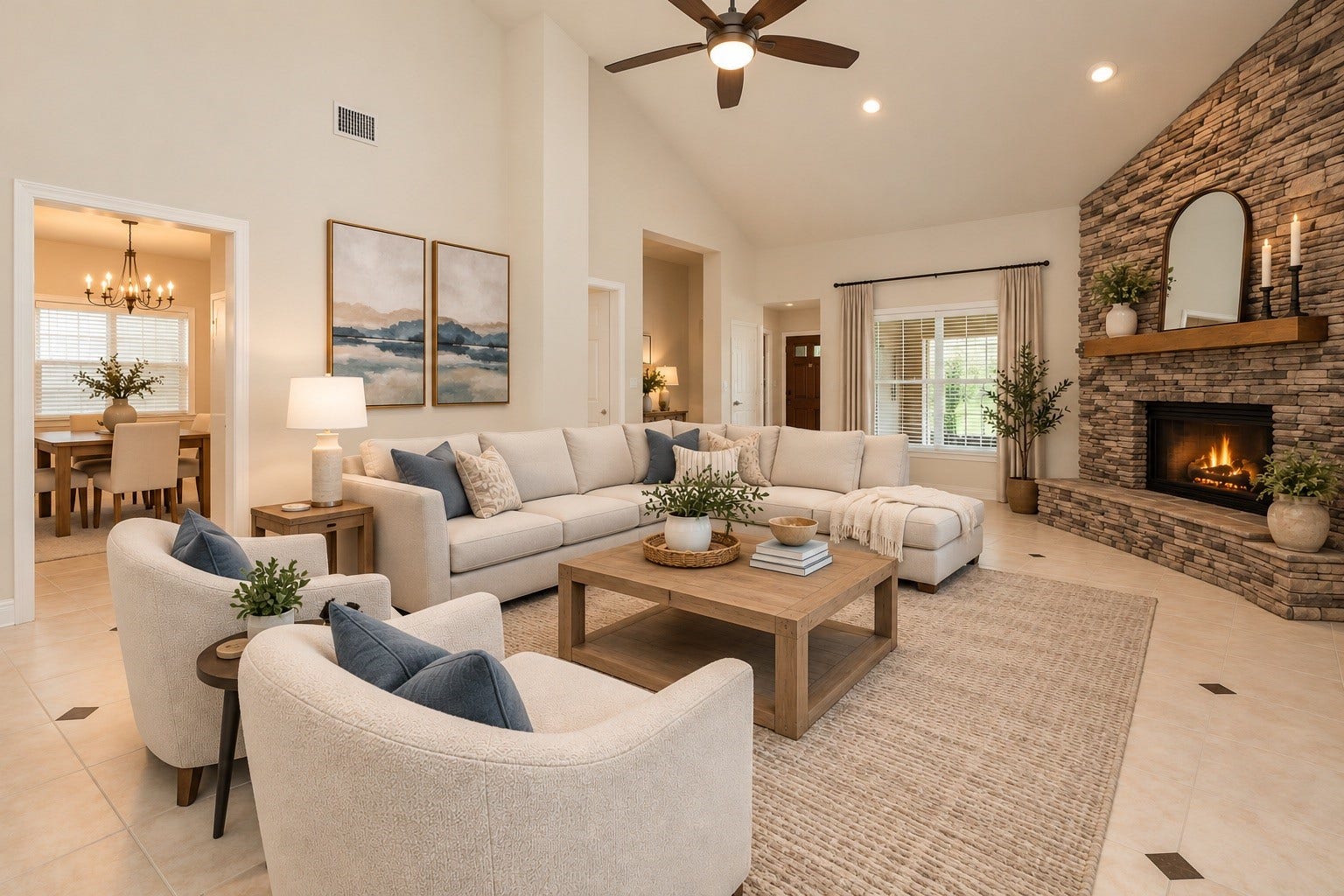 19127 Lookout Mountain Lane, Katy, TX 77449 Viritually staged for reference.