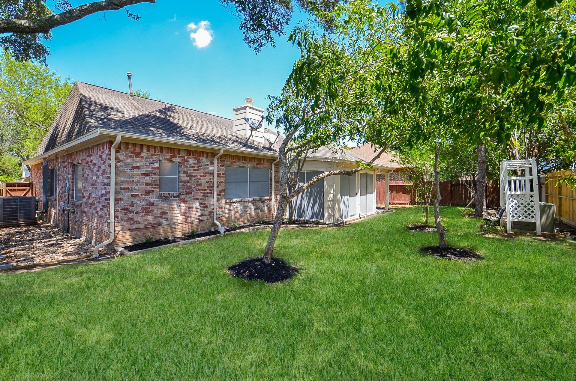 19127 Lookout Mountain Lane, Katy, TX 77449 Enjoy some fresh fruit from your fruit trees.