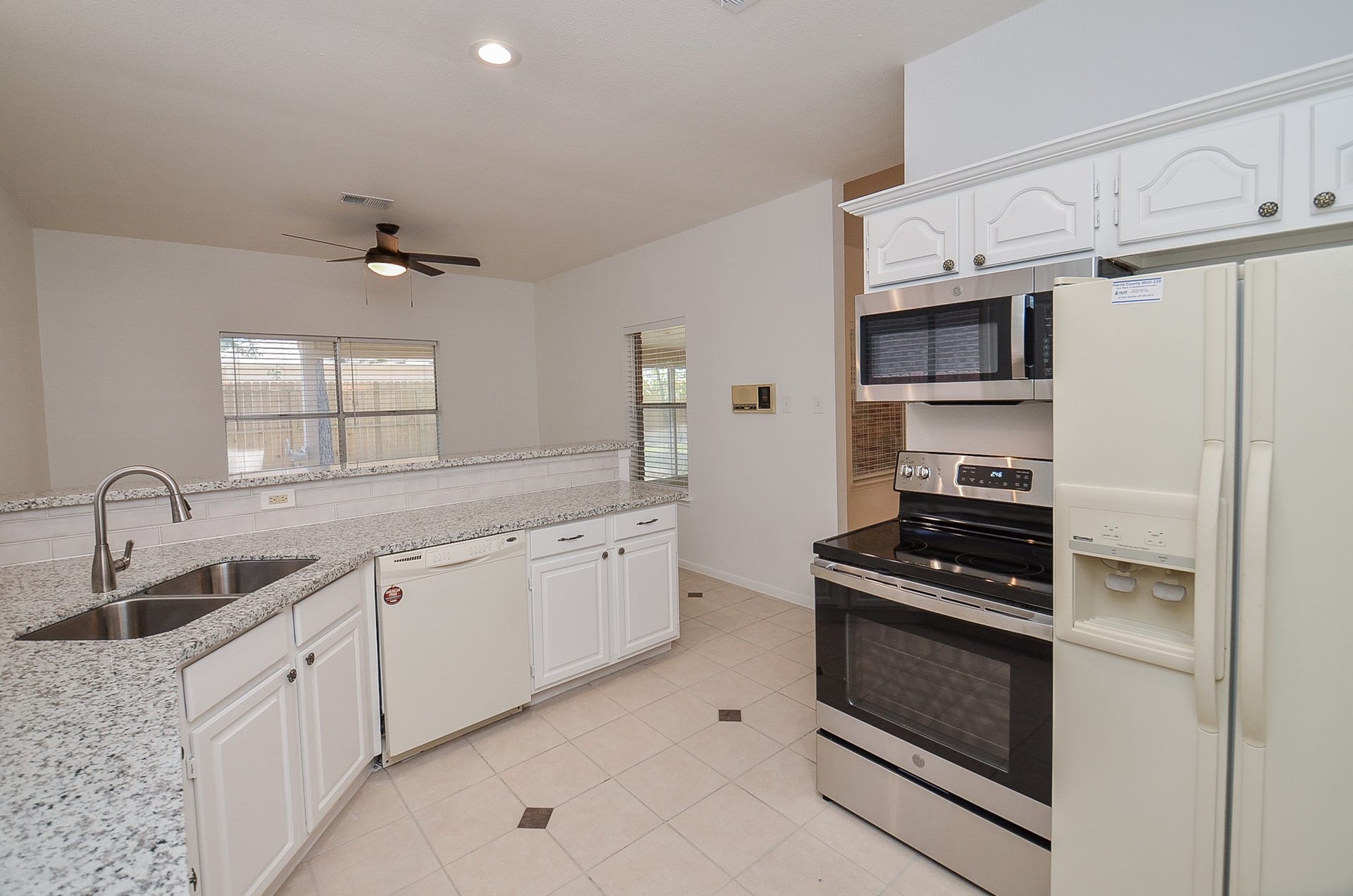 19127 Lookout Mountain Lane, Katy, TX 77449 New granite counters and new range and microwave.