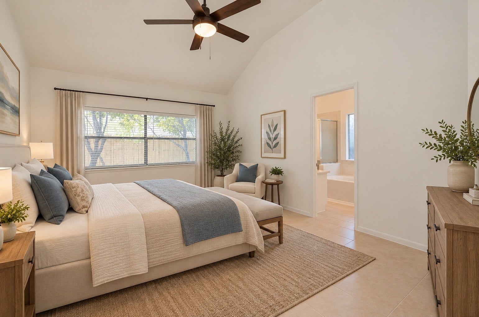 19127 Lookout Mountain Lane, Katy, TX 77449 Virtually staged primary room for reference.