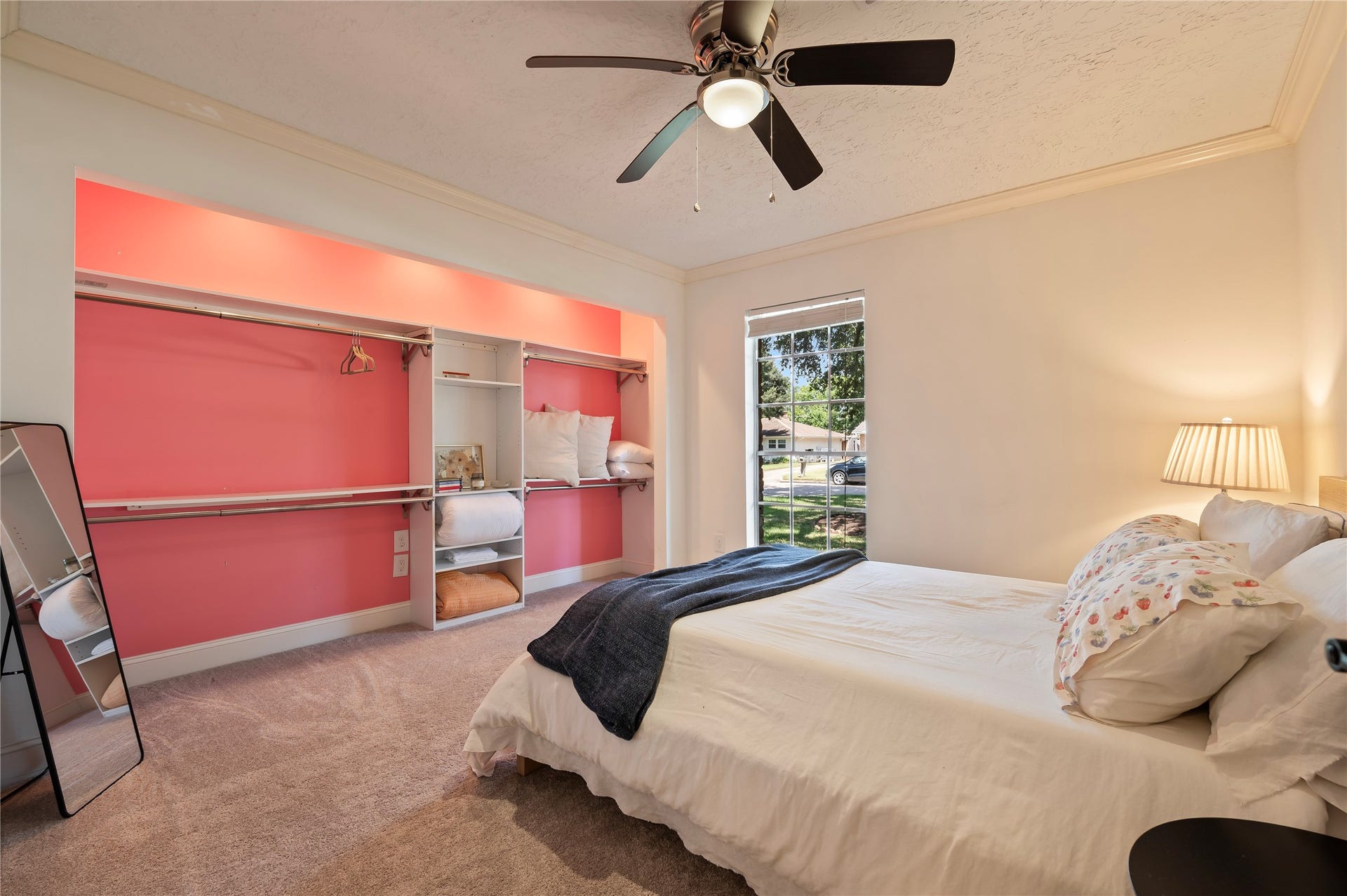 501 Audubon Street, League City, TX 77573 2nd bedroom is very spacious with wall to wall closet space.