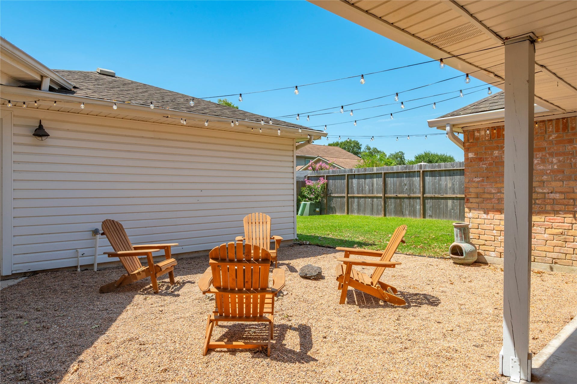 501 Audubon Street, League City, TX 77573 Another view of back patio space.