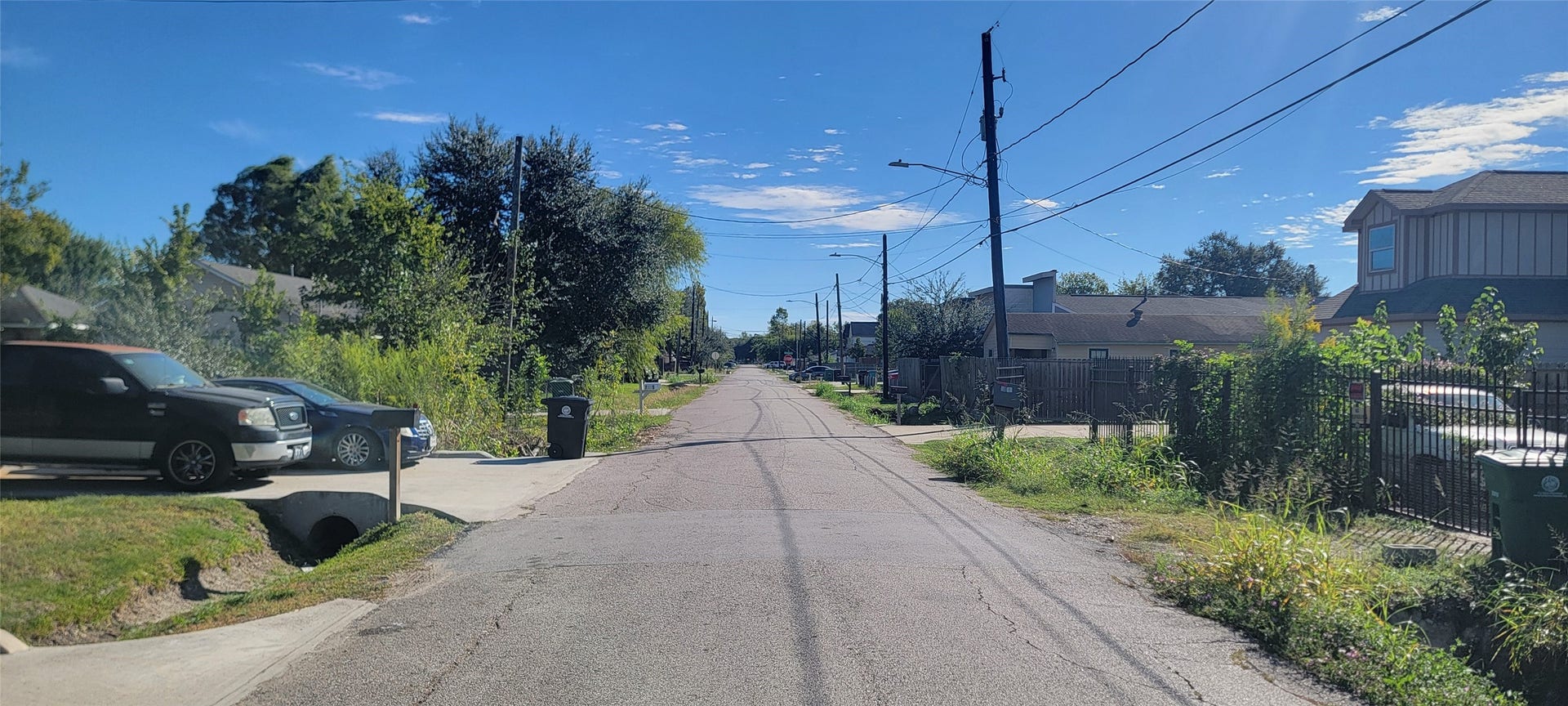 Down the street