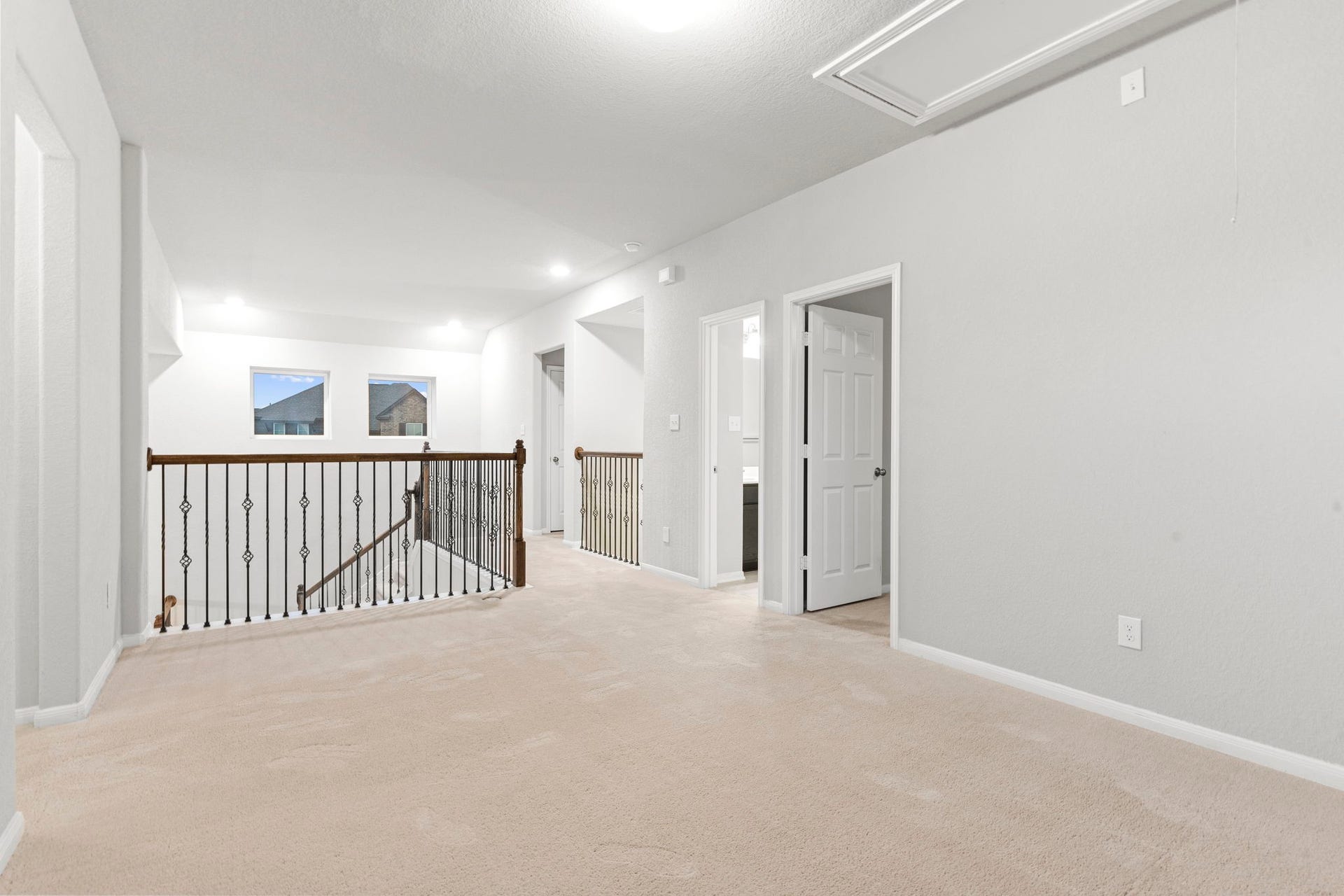 5406 Rustic Ruby Dr, Fulshear, TX 77423 Gameroom with views of the Secondary Bedrooms upstairs