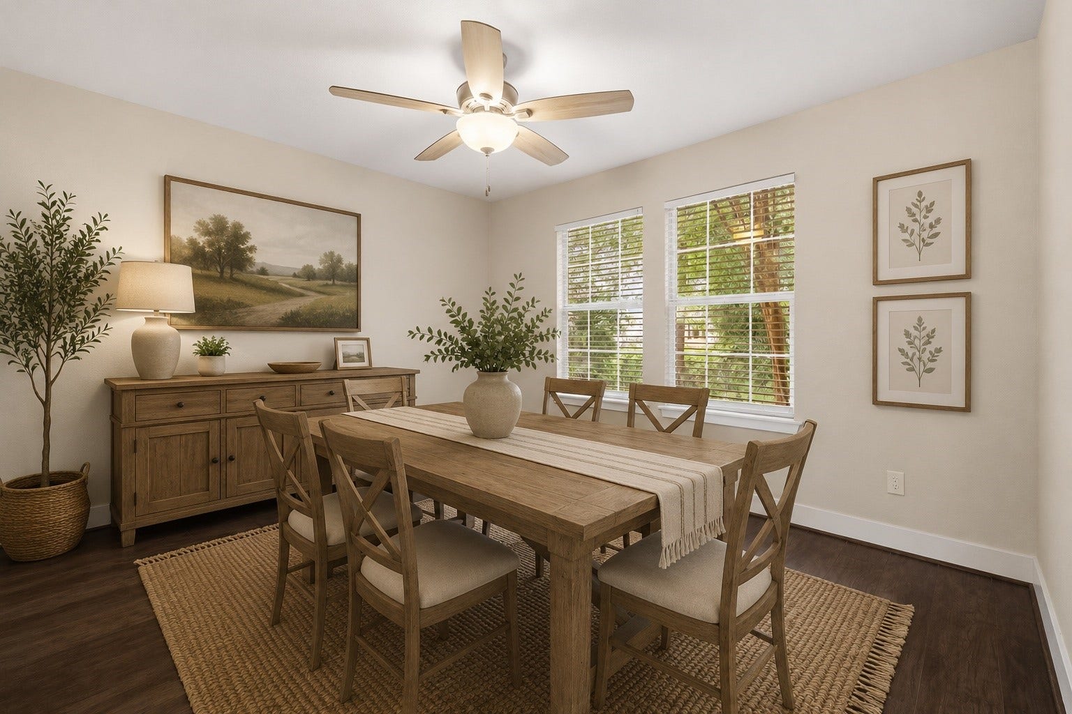 26853 Haileys Manor, Kingwood, TX 77339 Flex room virtually staged for a perfect dining room idea.