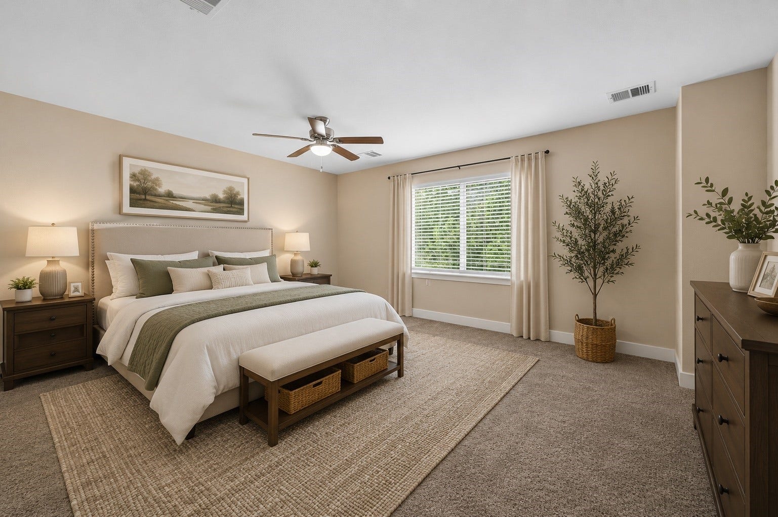 26853 Haileys Manor, Kingwood, TX 77339 Primary bedroom virtually staged